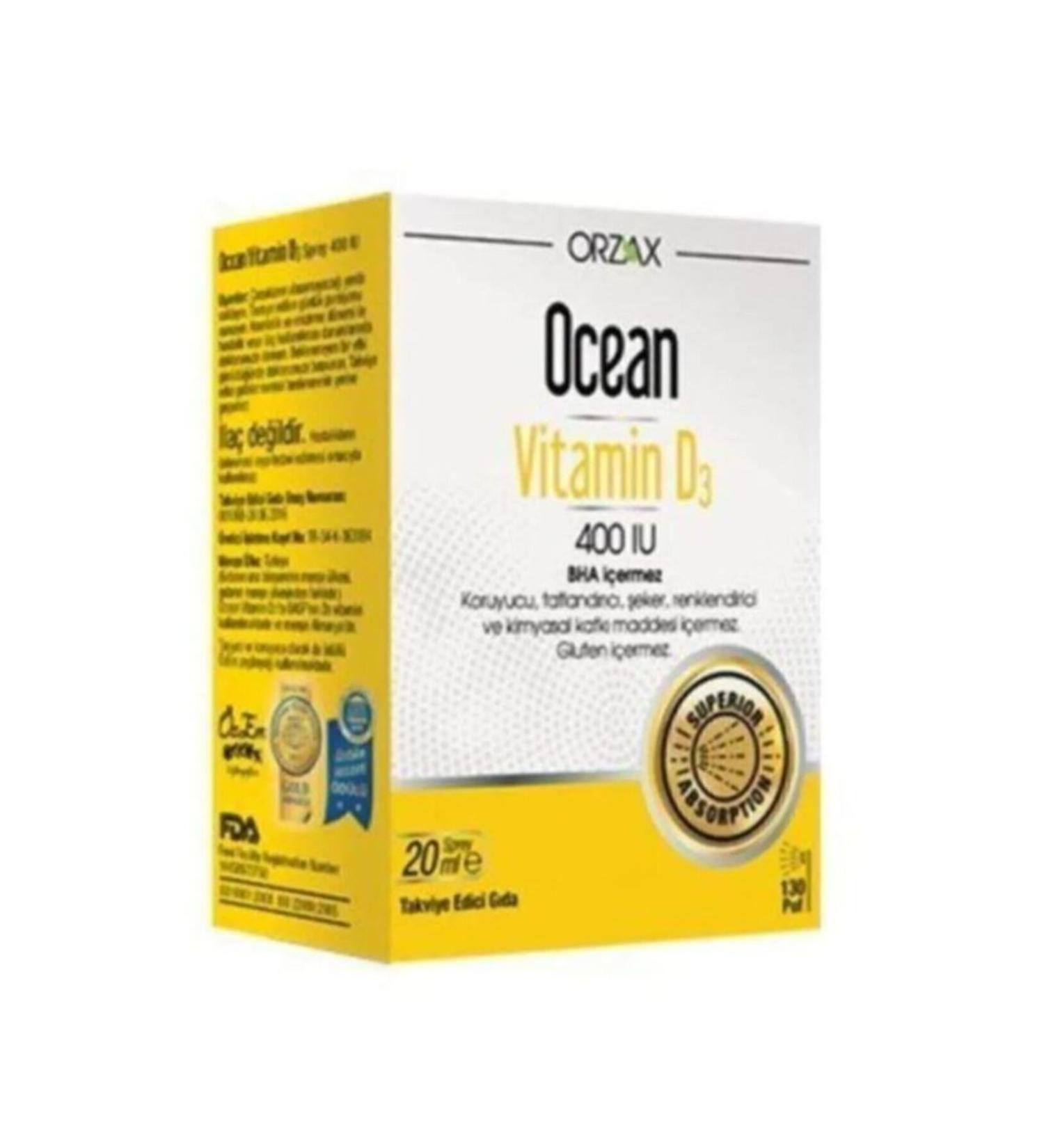 Ocean Vitamin D3 400 Spray 20ml