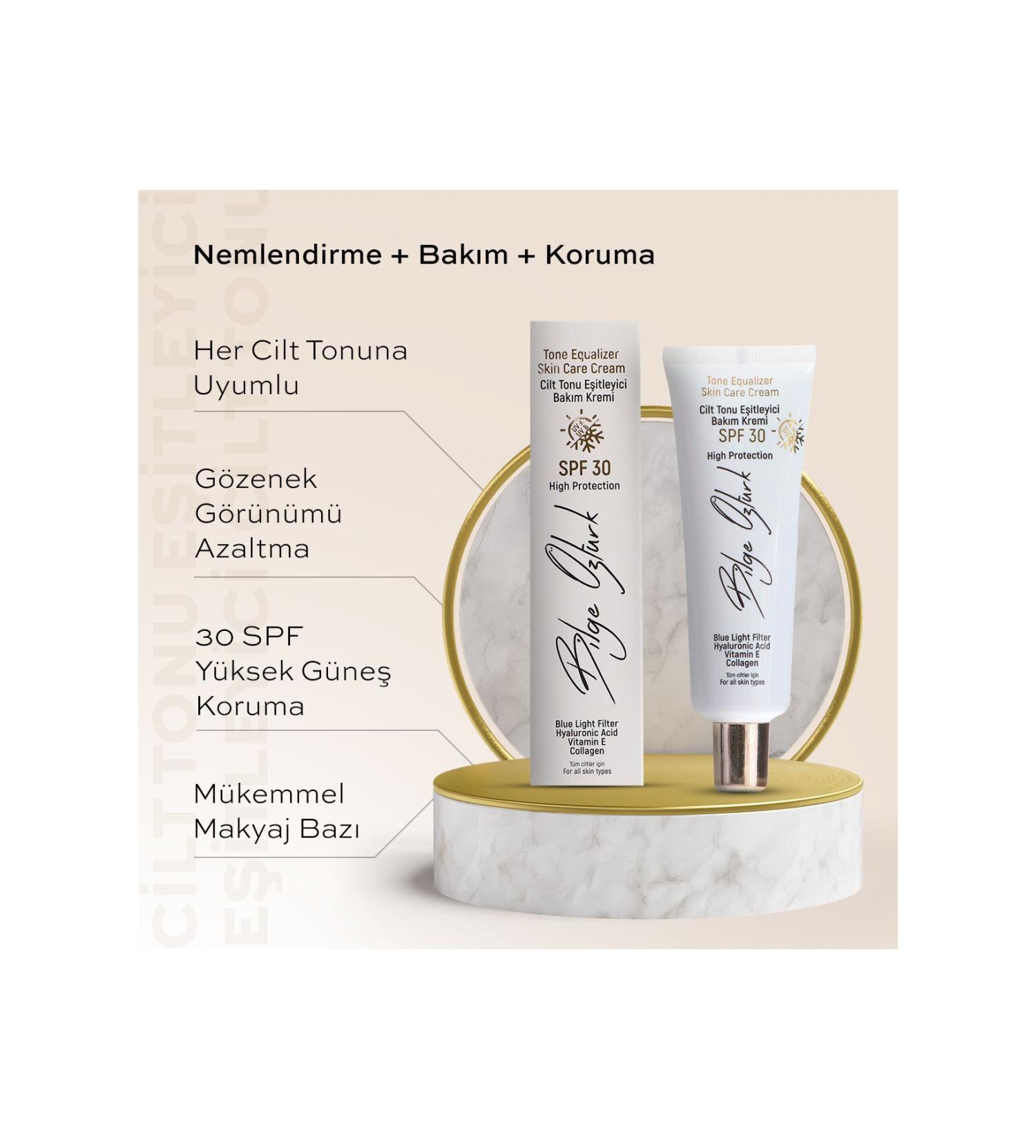 Bilge Ozturk Skin Tone Equalizing Care Cream SPF 30 50 ml - Buy Online on GoSupps.com