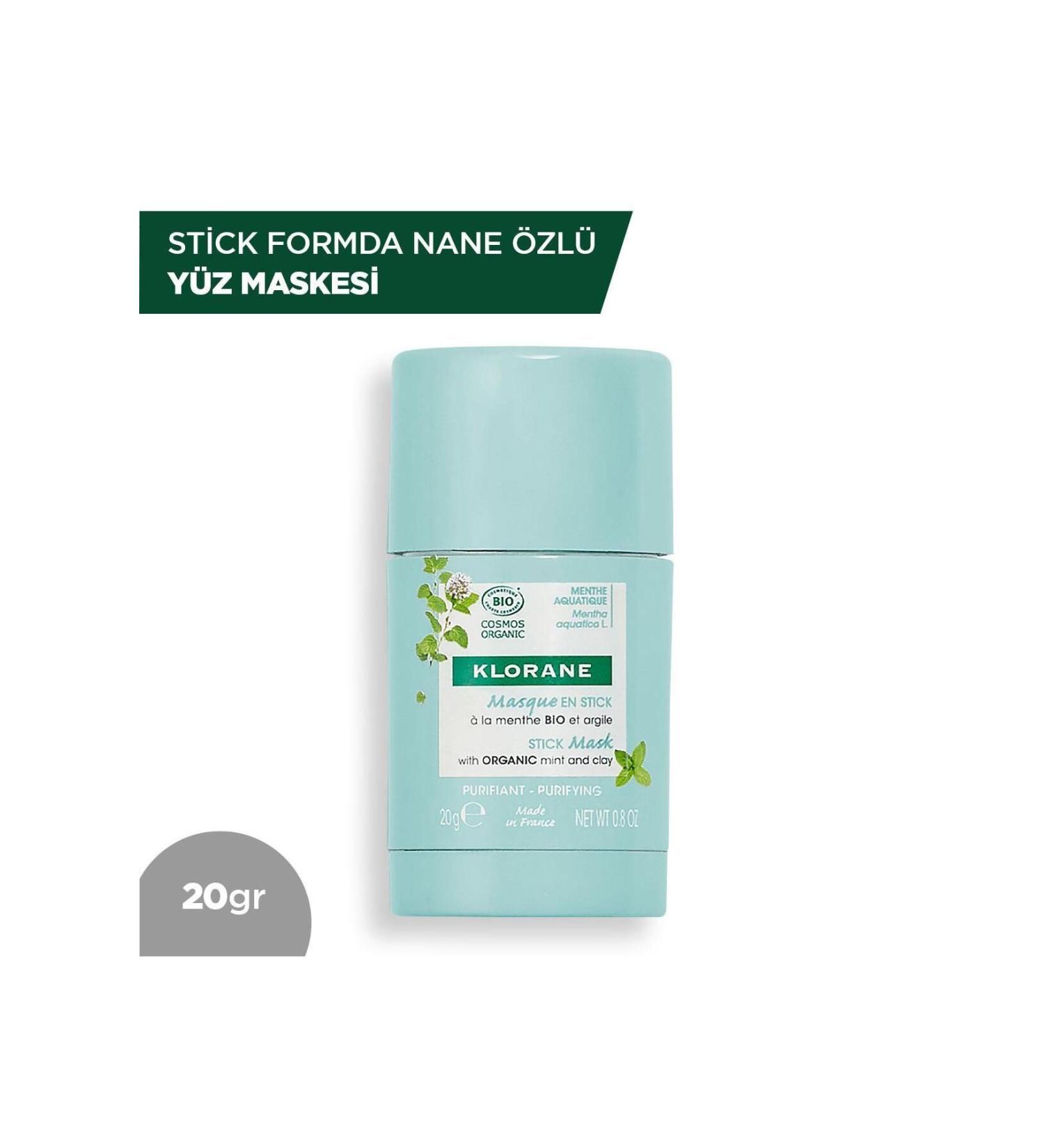 Klorane Stick Form Mint Essence Face Mask 20 gr. - Buy Online on GoSupps.com