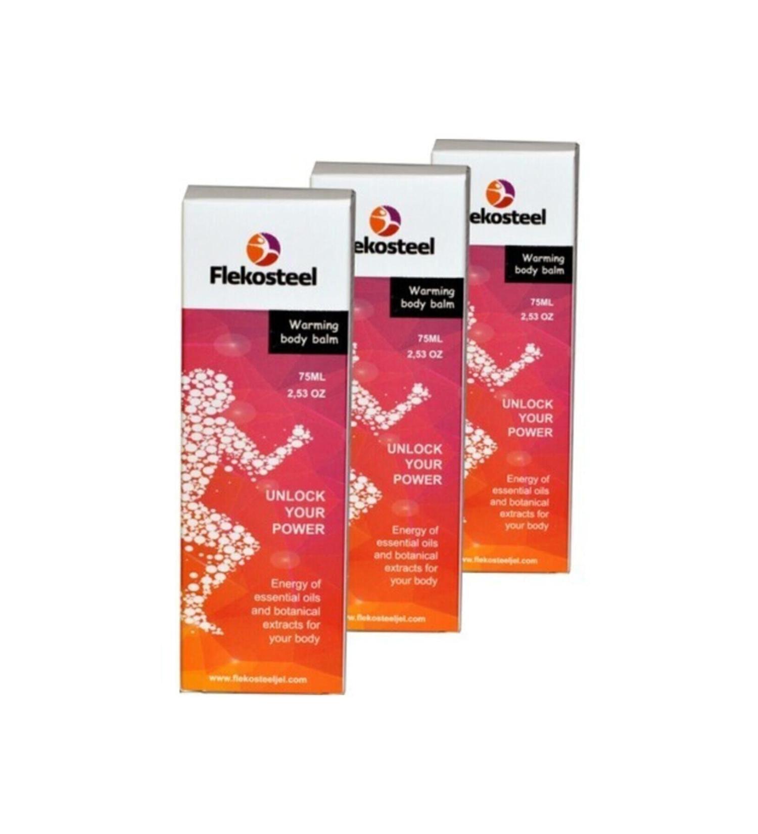 Flekosteel Cream 75 ml 3 Pieces - Buy Online on GoSupps.com