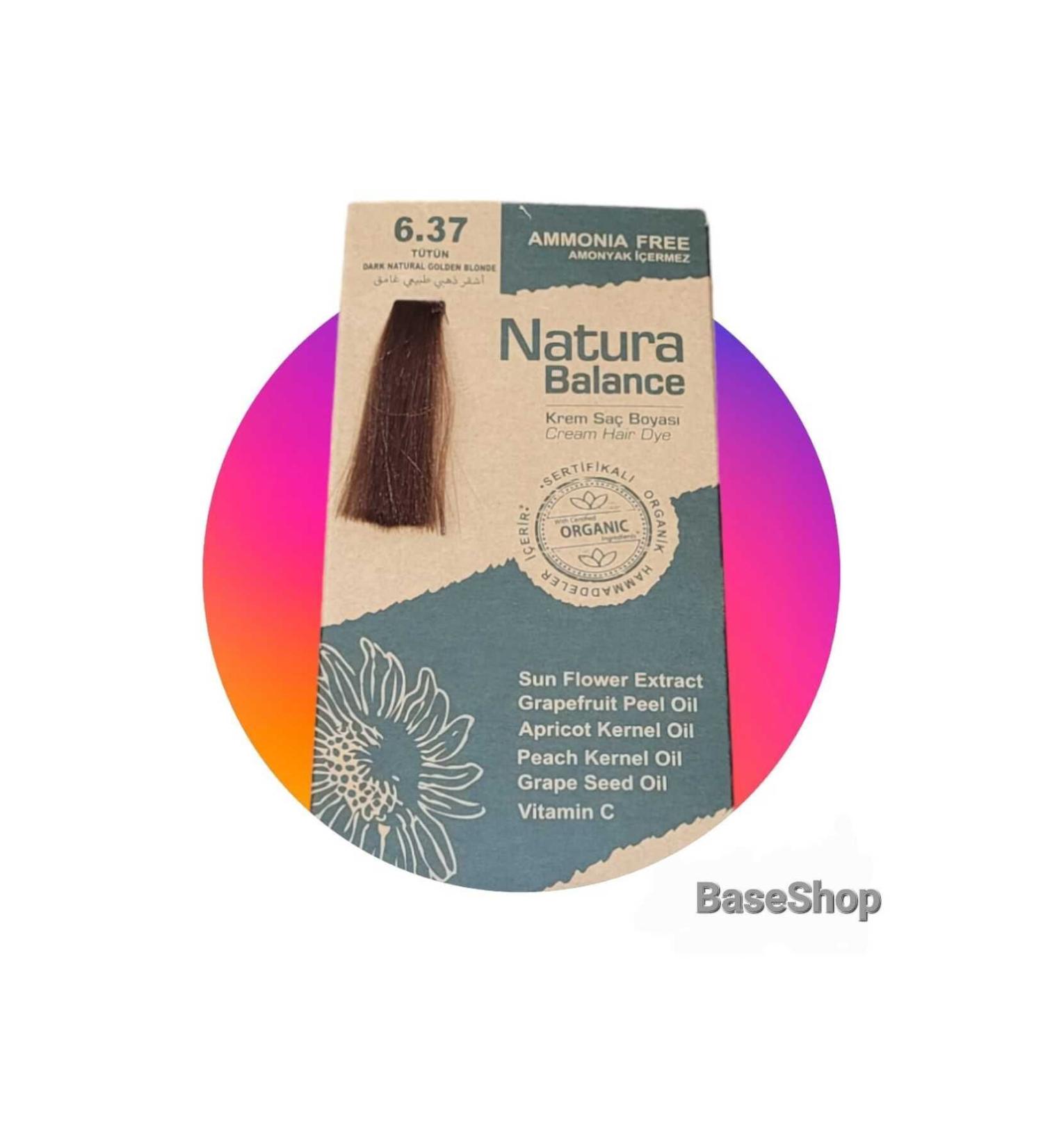 NATURABALANCE Natura Balance Ammonia-Free Hair Dye 6.37 Tobacco
