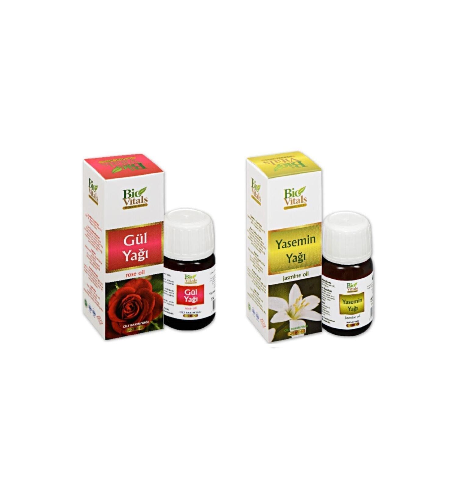 Ginger Spice Rose And Jasmine Aromatic Massage Skin Care Oil Set 20 Ml