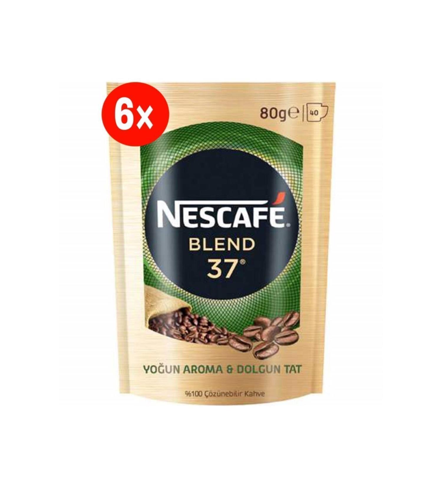 Nescafe Blend 37 Eco Pack - 80 Gr 6 Pack