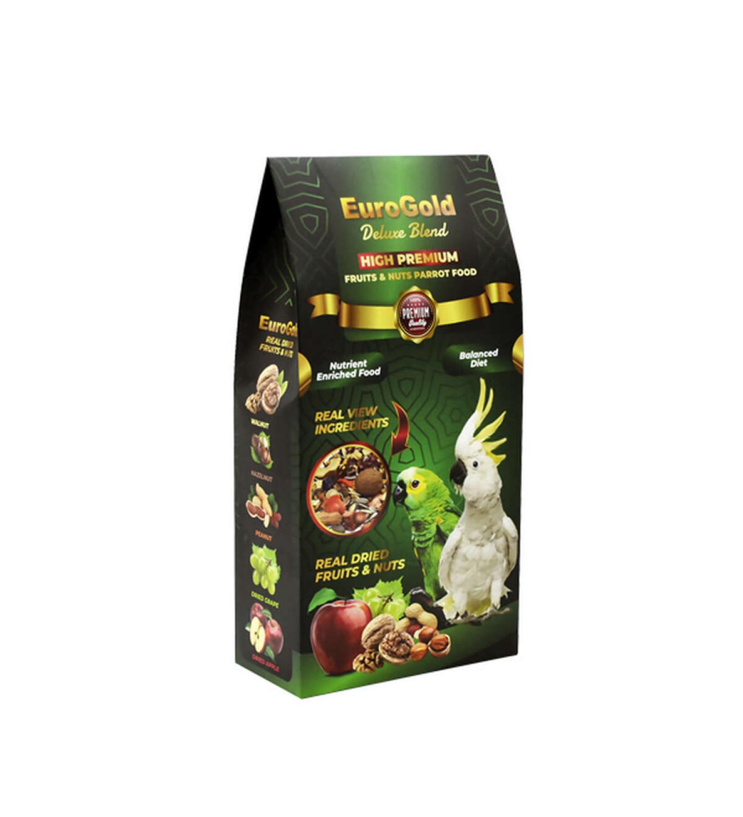 EuroGold Deluxe Parrot Fruits-Nuts 650 Gr 394117