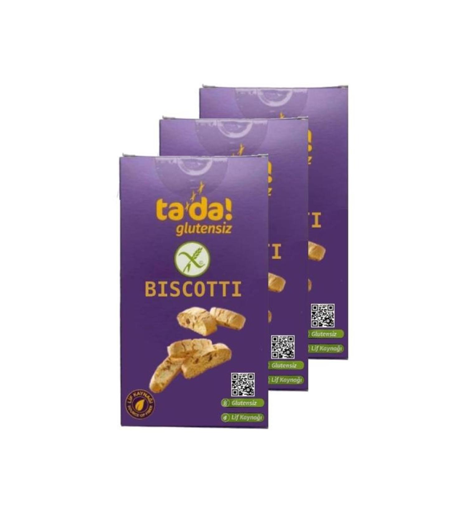Tada Gluten-Free Gluten-Free Biscotti 110 Gr (3 Pieces)