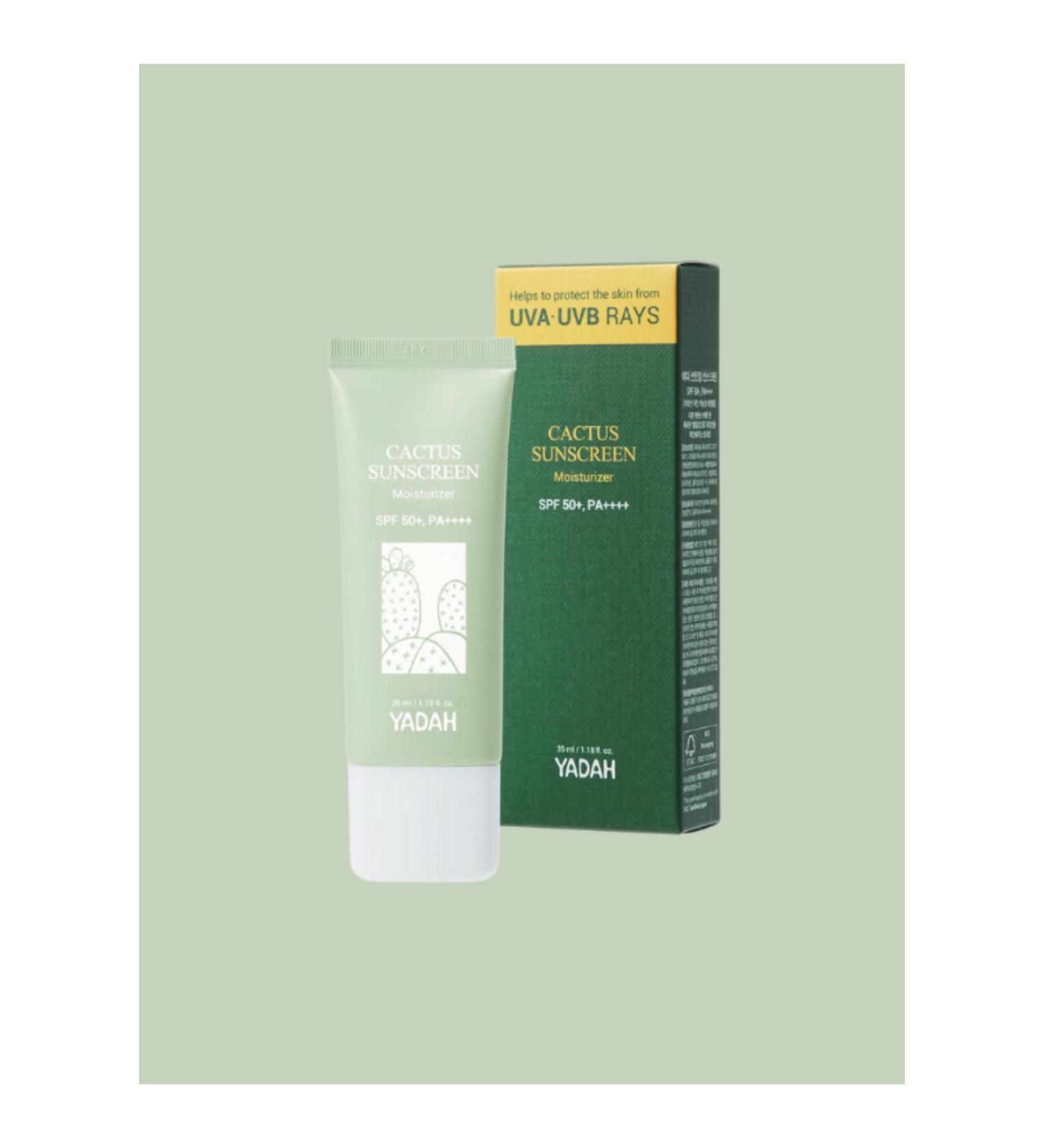 YADAH Cactus Sun Screen - Cactus essence sunscreen 50+ SPF PA++++ 35 ML