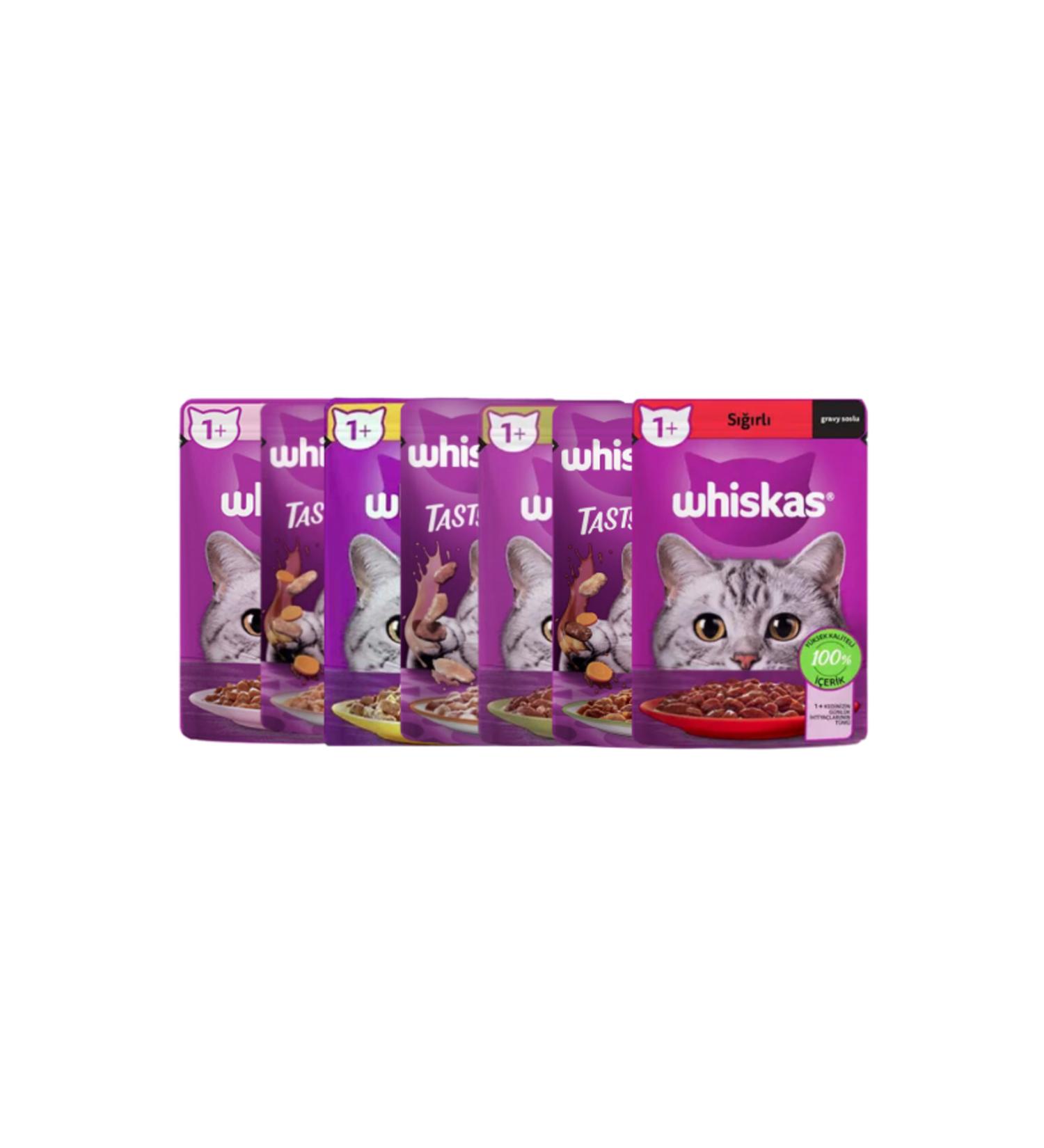 Whiskas Mixed Pouch Adult Cat Wet Food 28 x 85 gr