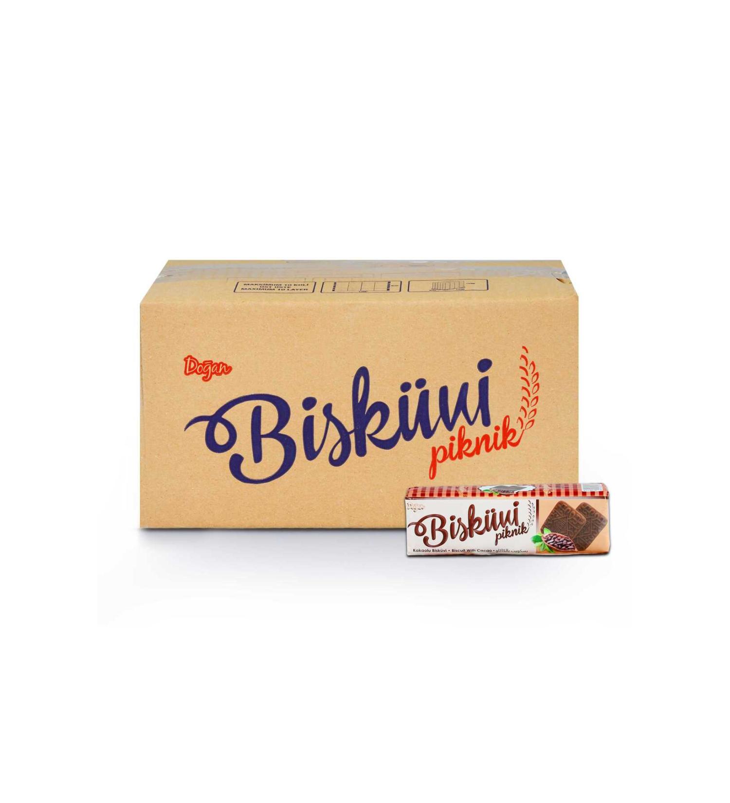 Elvan Do an Cocoa Picnic Biscuits 80 Gr. 24 Pieces (1 Box) - Buy Online on GoSupps.com