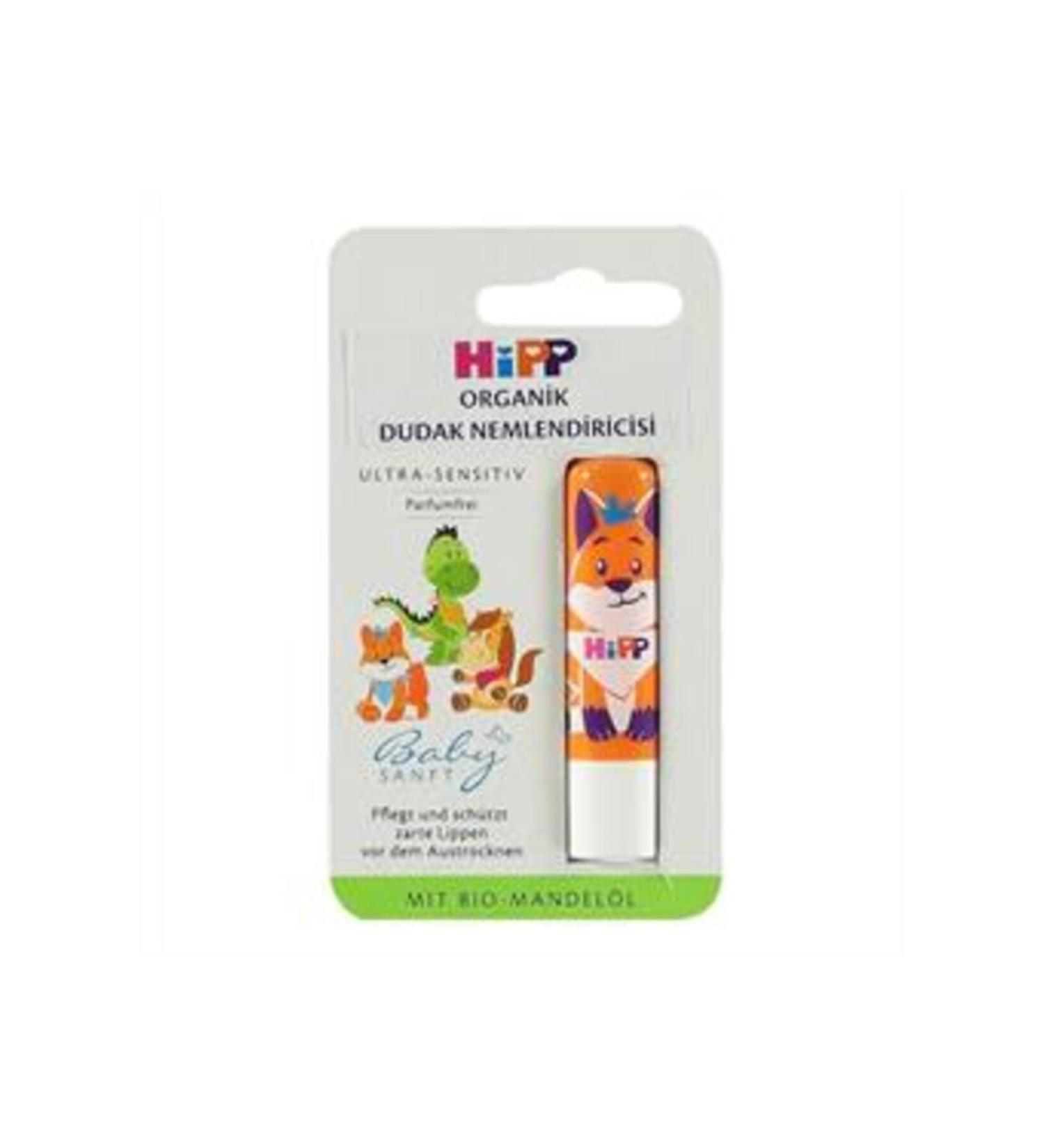 Baby ( CLAY MASK GIFT ) Hipp Babysanft Organic Lip Moisturizer 4.8 gr ( 1 PIECE )