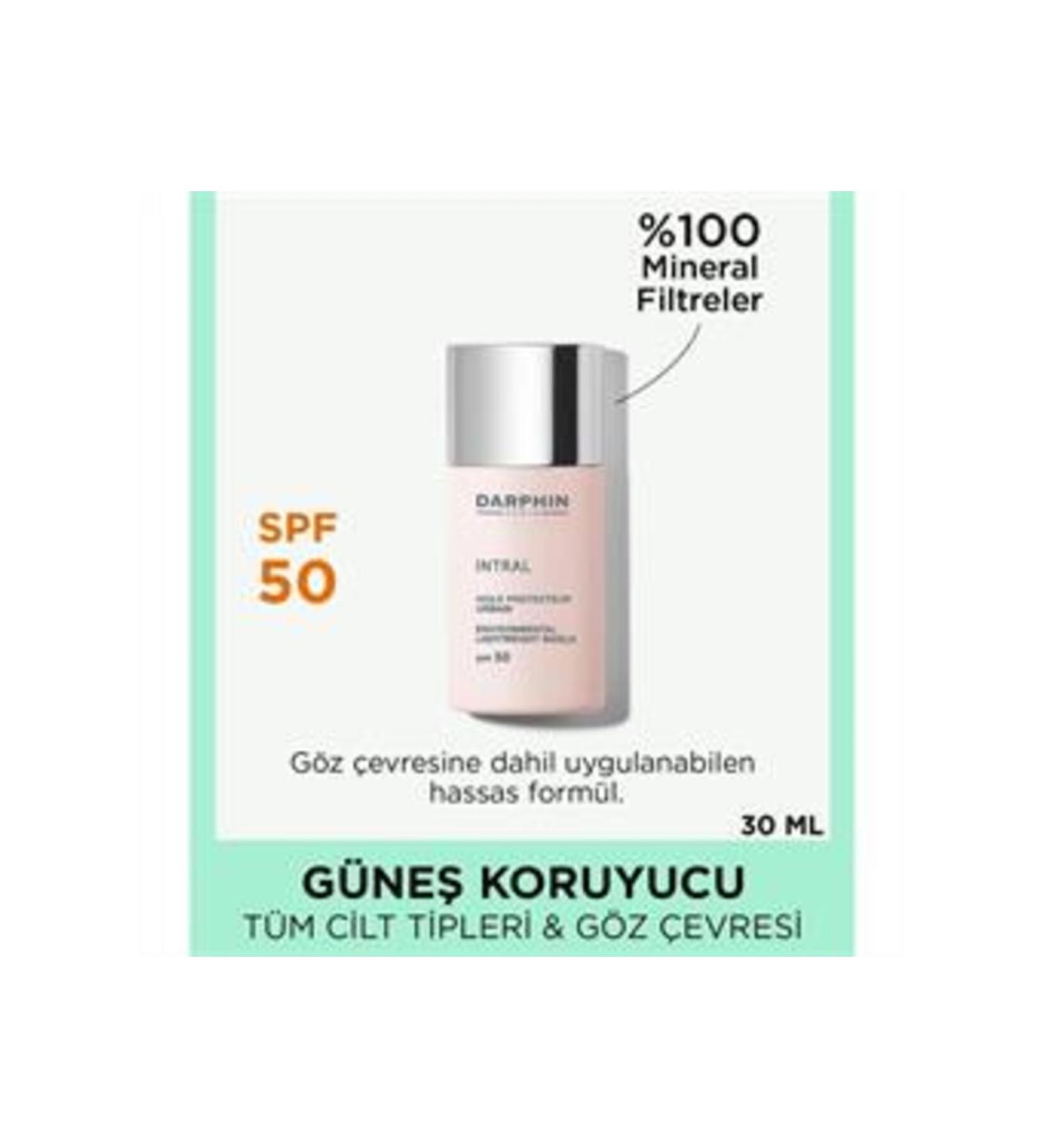 Baby ( CLAY MASK GIFT ) Darphin Intral Shield Skin Care Cream SPF50 30ml ( 1 PIECE )