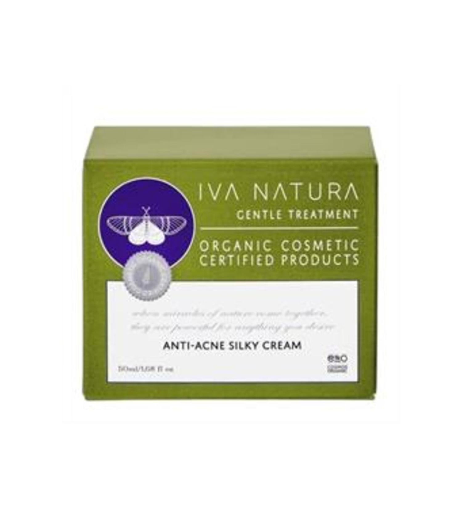 Baby ( CLAY MASK GIFT ) Iva Natura Organic Anti-Acne Cream for Oily Skin 50ml ( 1 PIECE )