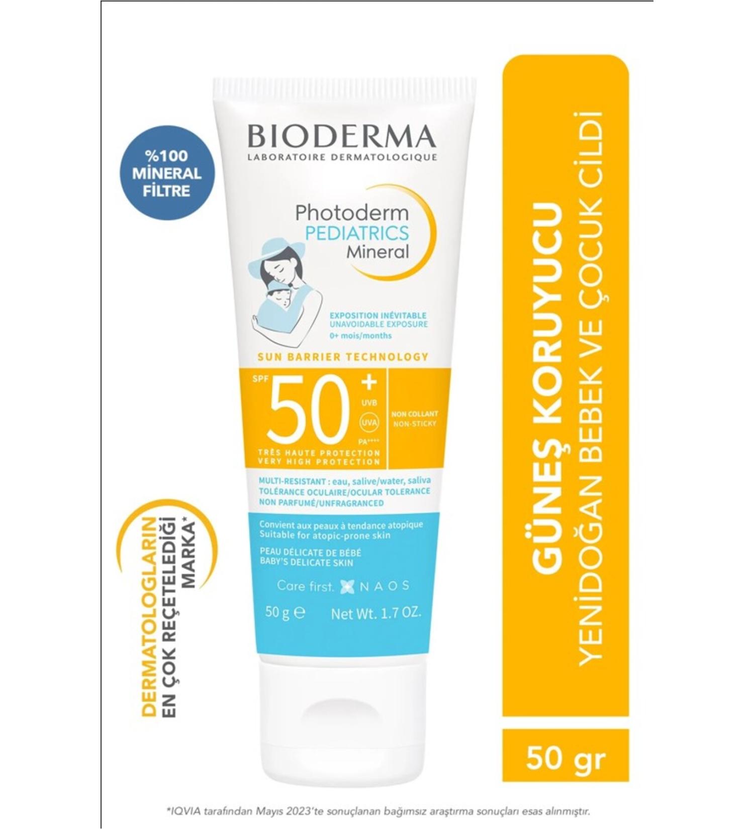 Bioderma Photoderm Pediatrics Mineral Baby Child Sunscreen SPF 50+ - Buy Online on GoSupps.com