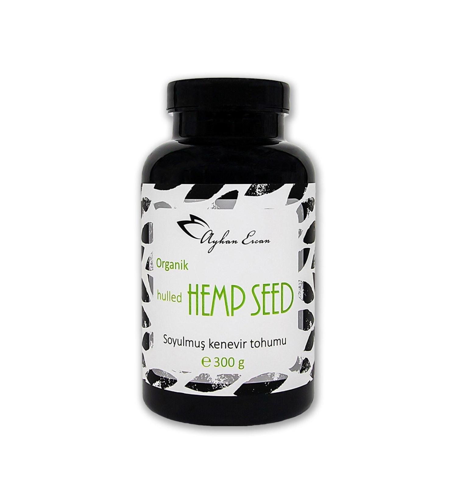 Ayhan Ercan Organic Hulled Hemp Seed Hulled Hemp Seed 300 G - Buy Online on GoSupps.com
