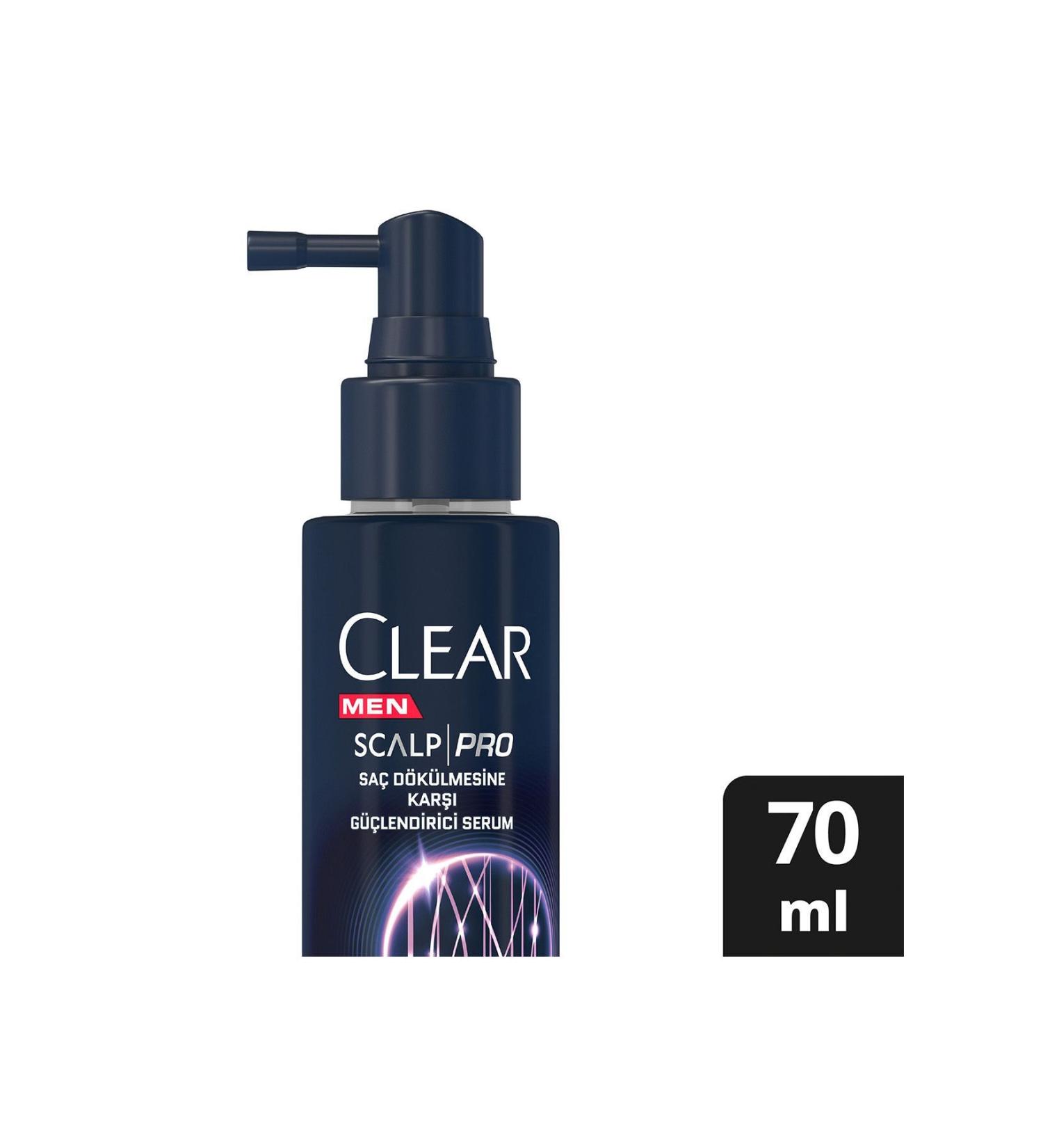 Clear Men Scalp Pro Strengthening Serum Against Hair Loss 70 ml - Buy Online on GoSupps.com