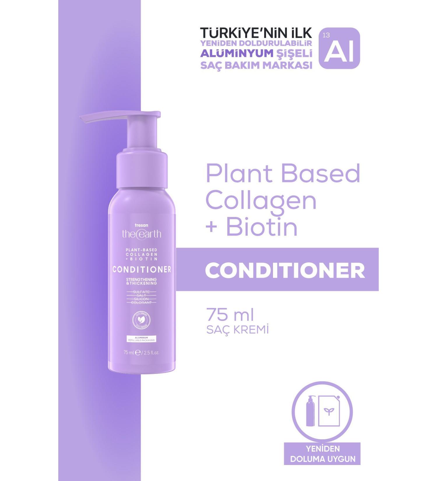 Tresan The Earth Collagen Biotin Conditioner 75 Ml X2