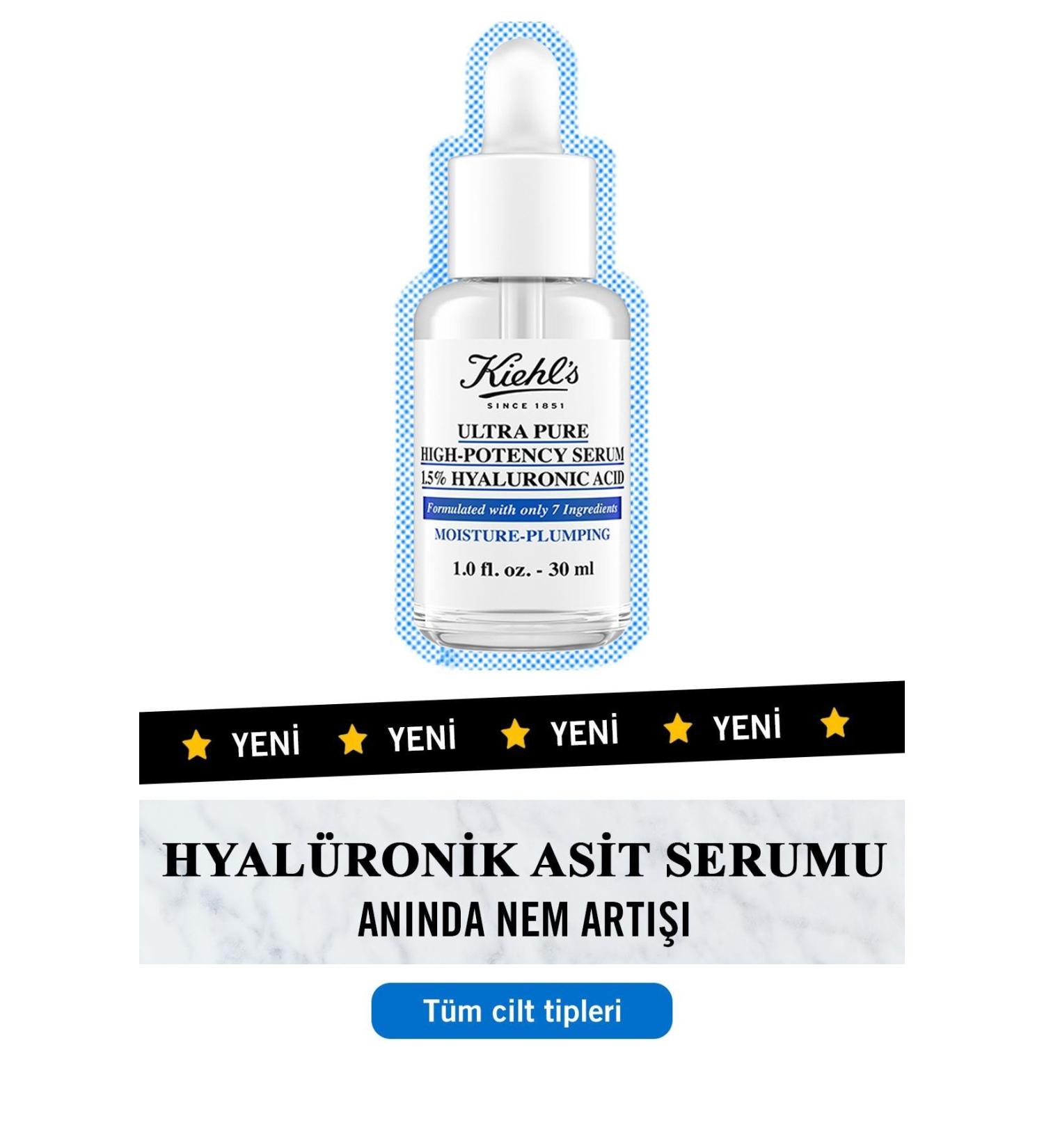 Kiehl's PLUMPING & MOISTURIZING ULTRA SKIN SOOTHING AND BALANCING FACE SERUM 30ML PSSN2693