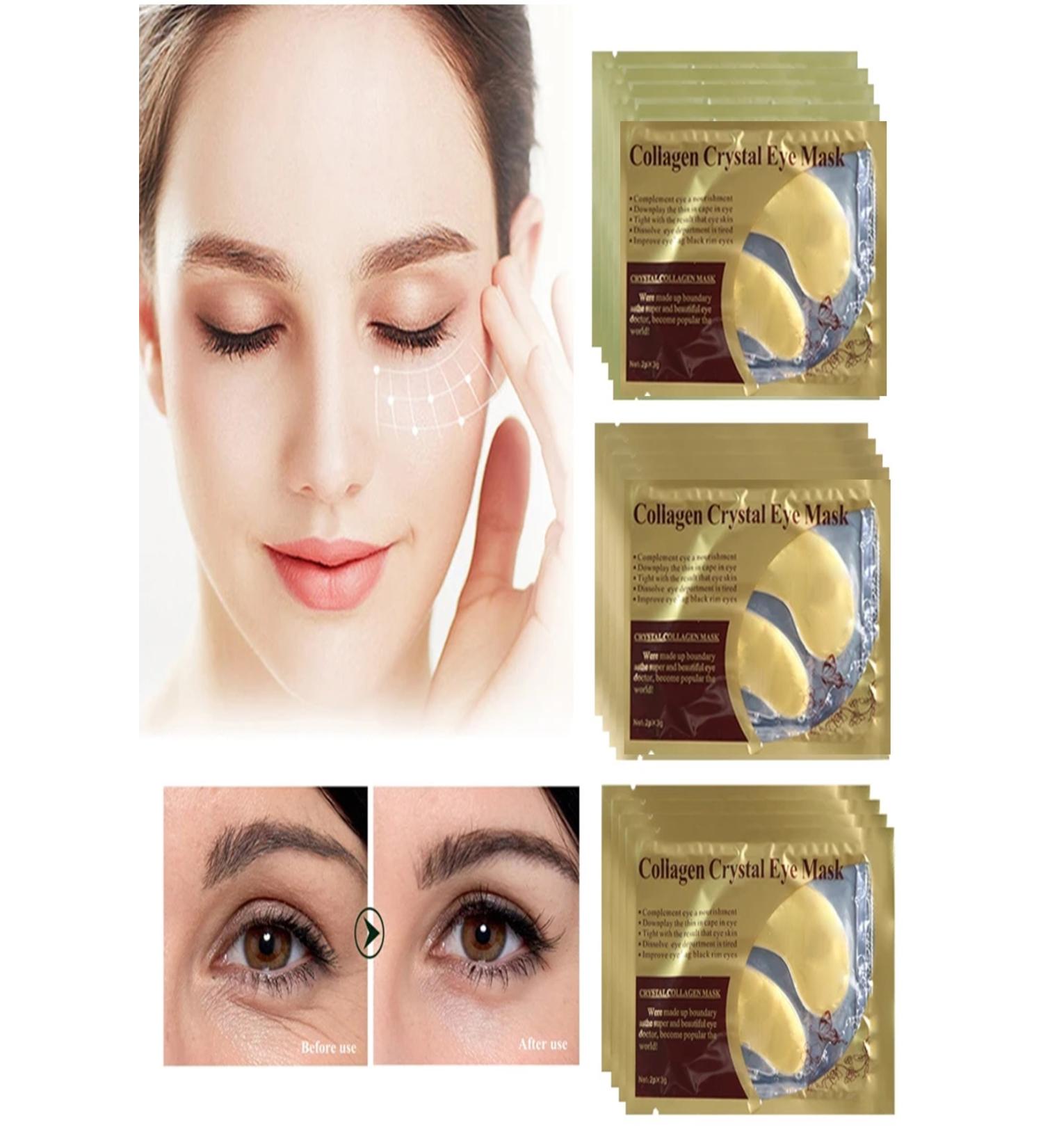 Xolo 3 Pieces Collagen Collagen Under Eye Mask Anti-Wrinkle Moisturizer Anti-Dark Circle - Buy Online on GoSupps.com