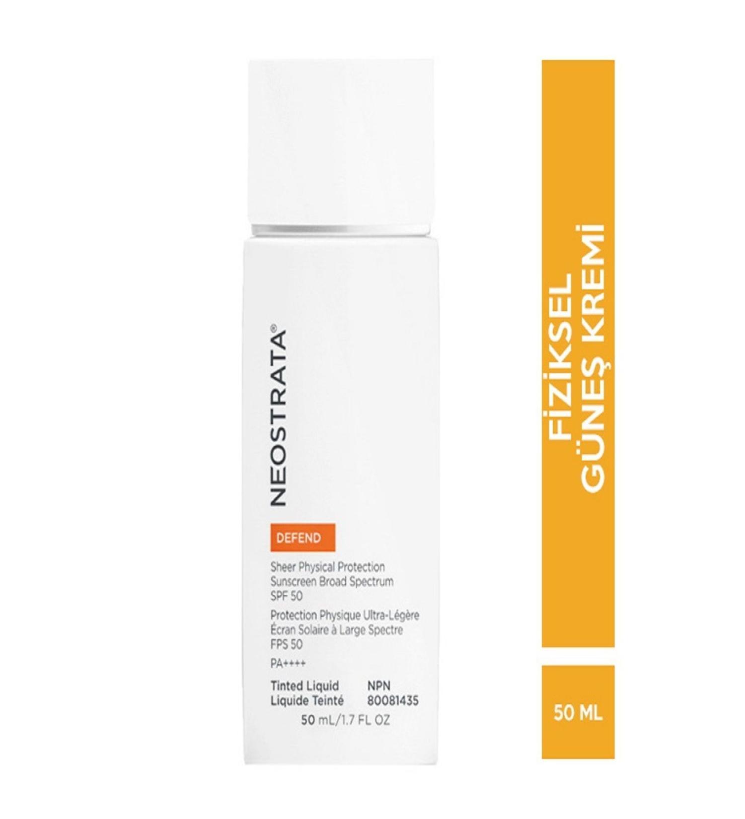 NeoStrata BROAD SPECTRUM-TRANSPARENT LONG-LAST NG PROTECT VE SUNSCREEN SPF 50 PA 50ML