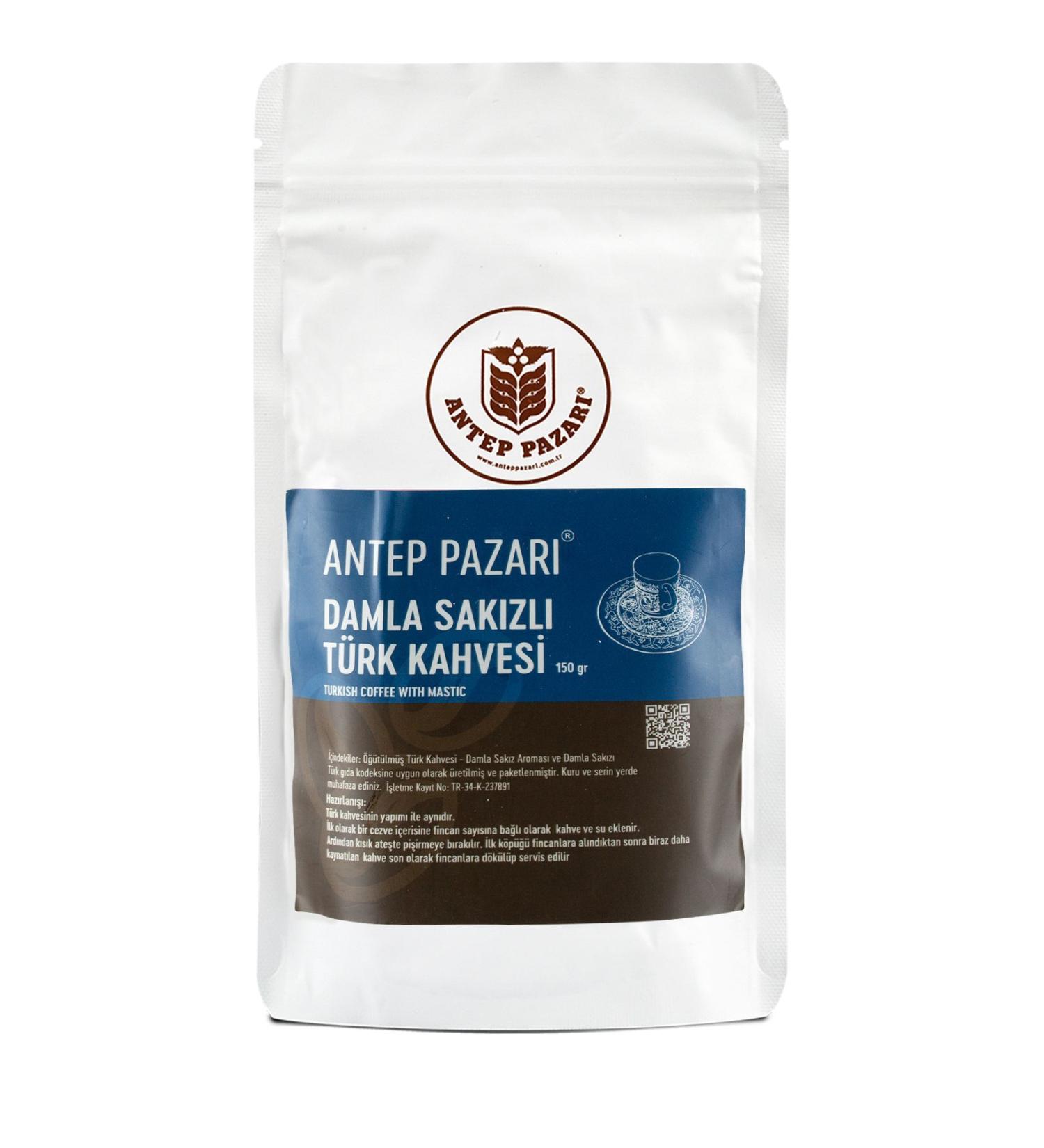Antep Pazari Turkish Coffee - Mastic -150 gr. - Buy Online on GoSupps.com