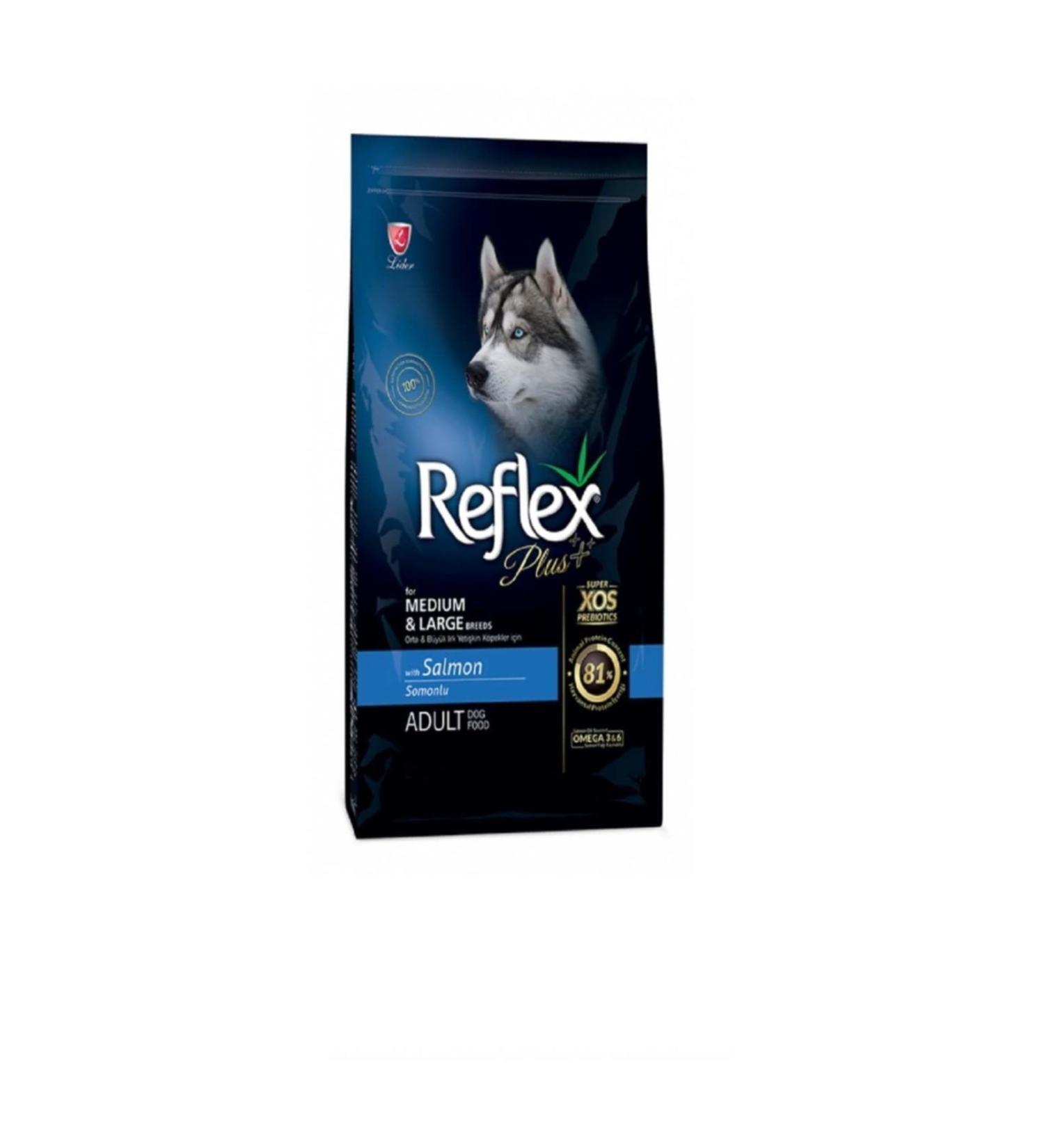 Reflex Plus Adult Medium Large Dog Salmon Large Breed Adult Dog Food 3 kg