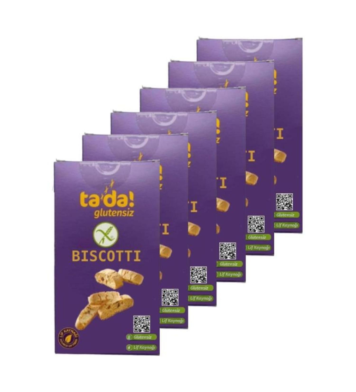 Tada Gluten-Free Gluten-Free Biscotti 110 Gr (6 Pieces)
