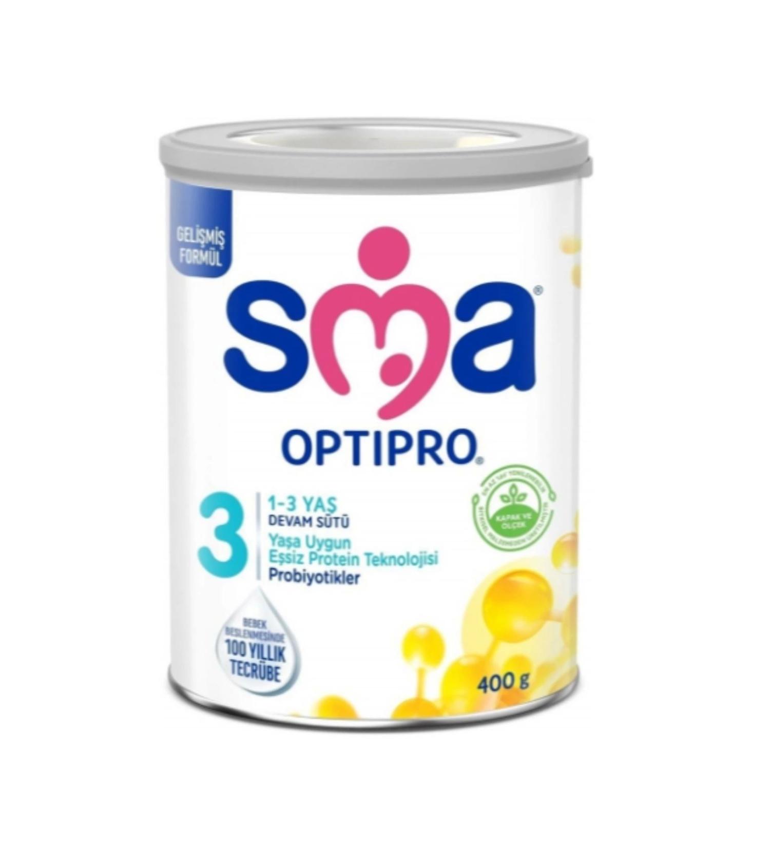 SMA Optipro-3 (1-3 Years) Follow-On Milk 400 G