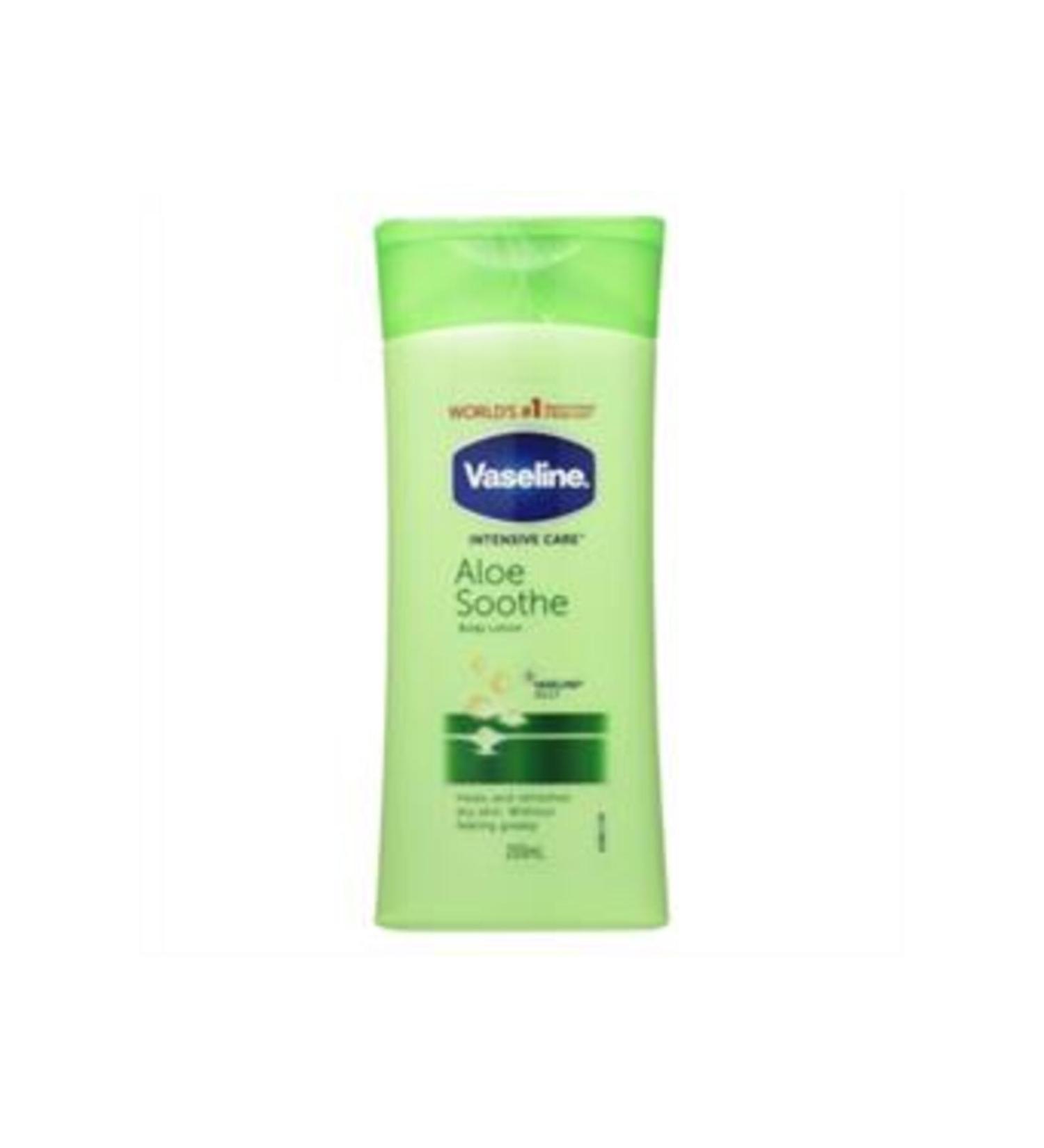 Vaseline ( CLAY MASK GIFT ) Vaseline Aloe Soothe Body Lotion 200ml ( 1 PIECE )