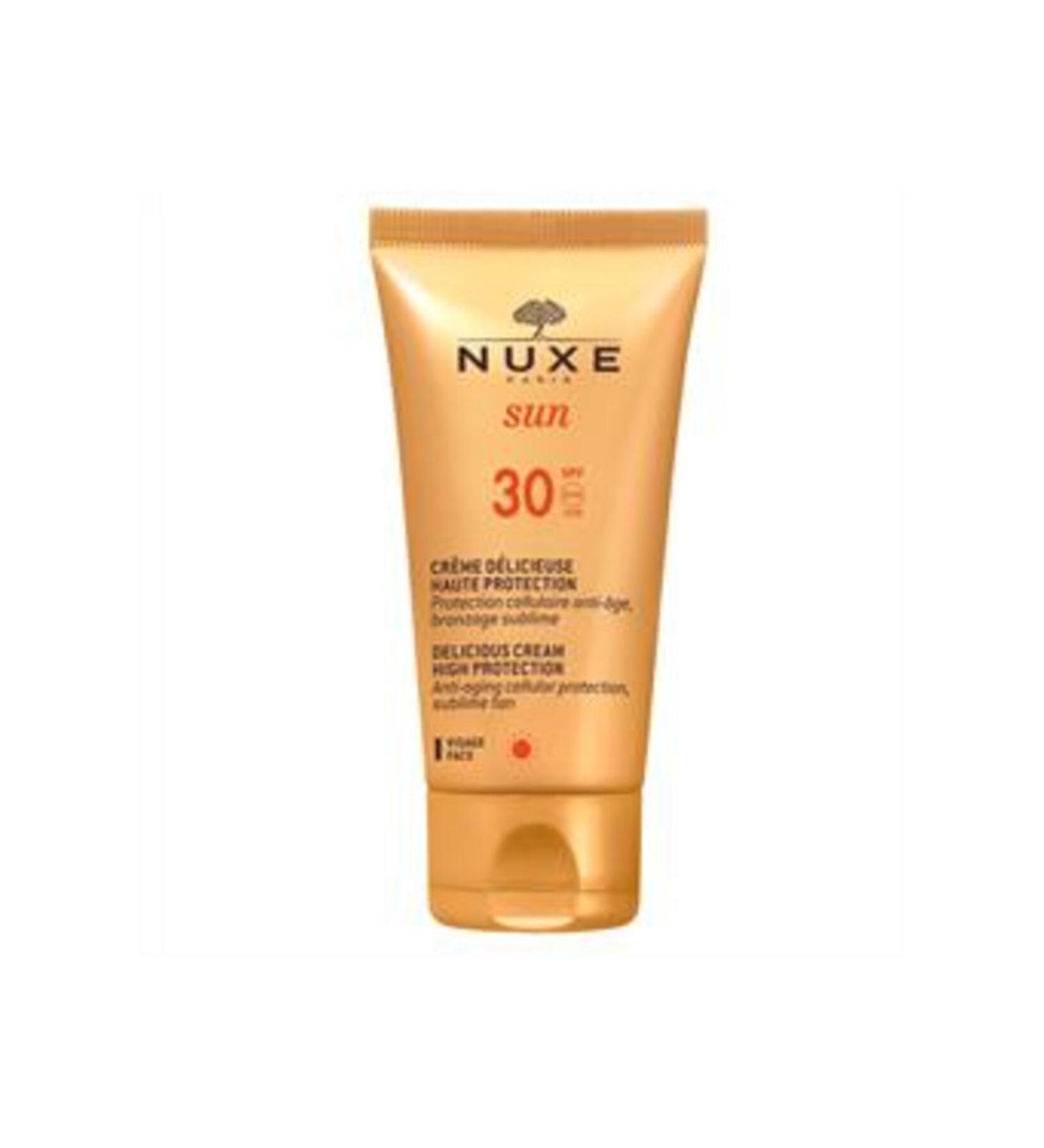 Nuxe ( CLAY MASK GIFT ) Nuxe Sun Creme Delicieuse Visage SPF30 Sun Cream 50ml ( 1 PIECE )