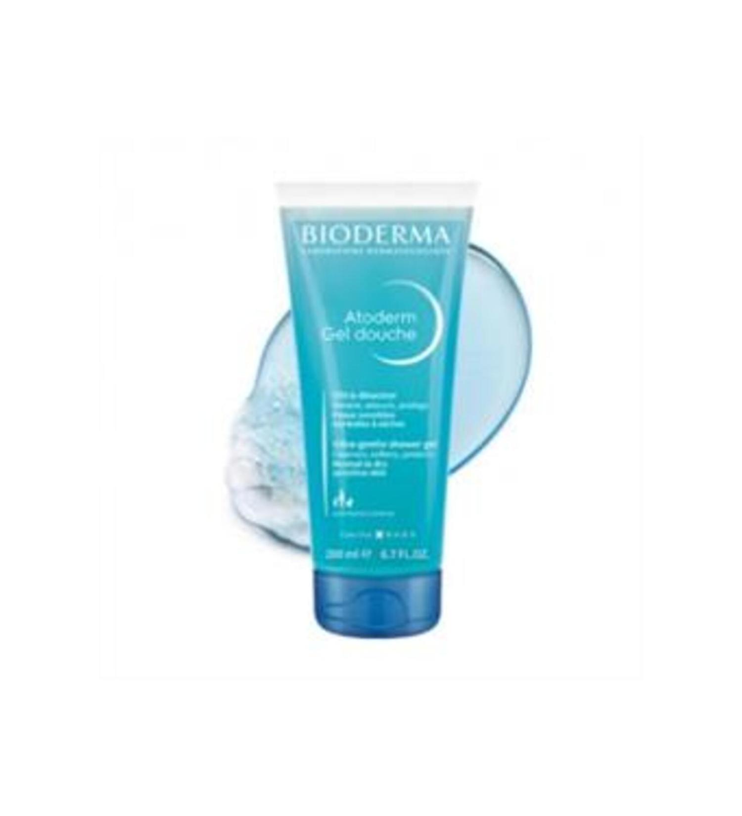 Baby ( CLAY MASK GIFT ) Bioderma Atoderm Shower Gel - Shower Gel for Dry Skin 200ml ( 1 PIECE )