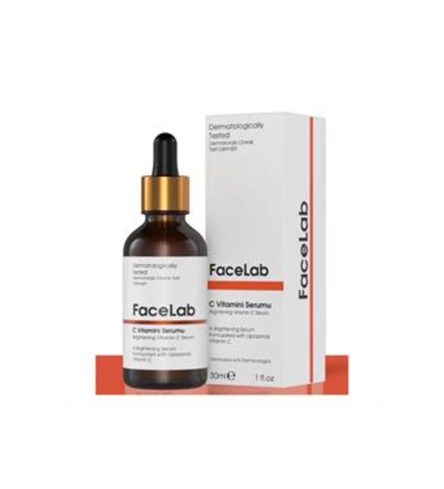 Baby ( CLAY MASK GIFT ) Facelab Brightening Revitalizing Vitamin C Serum 30ml ( 1 PIECE )