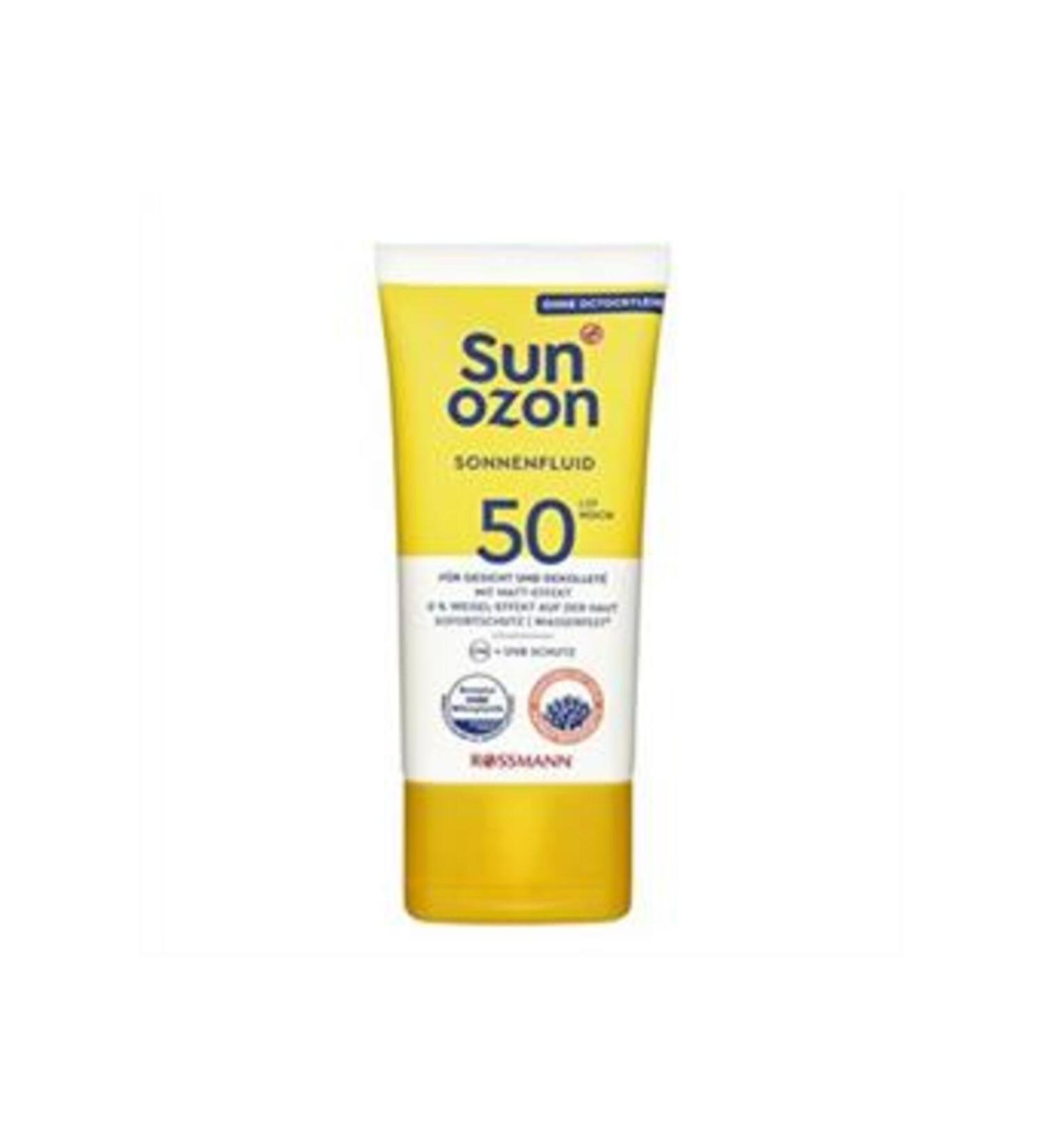Baby ( CLAY MASK GIFT ) Sunozon Face and Decollete Sun Cream SPF50 50ml ( 1 PIECE )