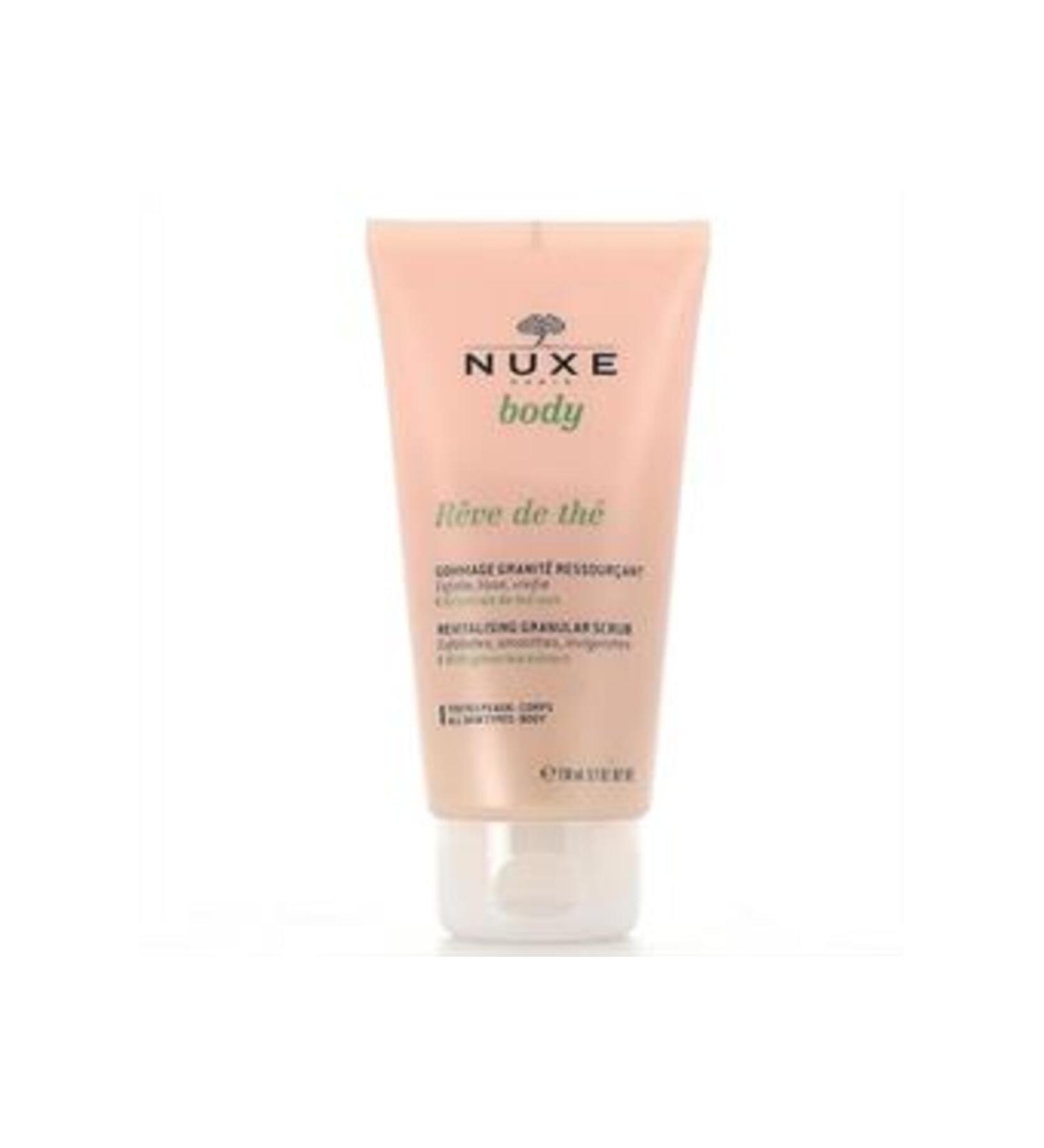 Nuxe ( CLAY MASK GIFT ) Nuxe Body Reve De The Revitalizing Body Peeling 150ml ( 1 PIECE )