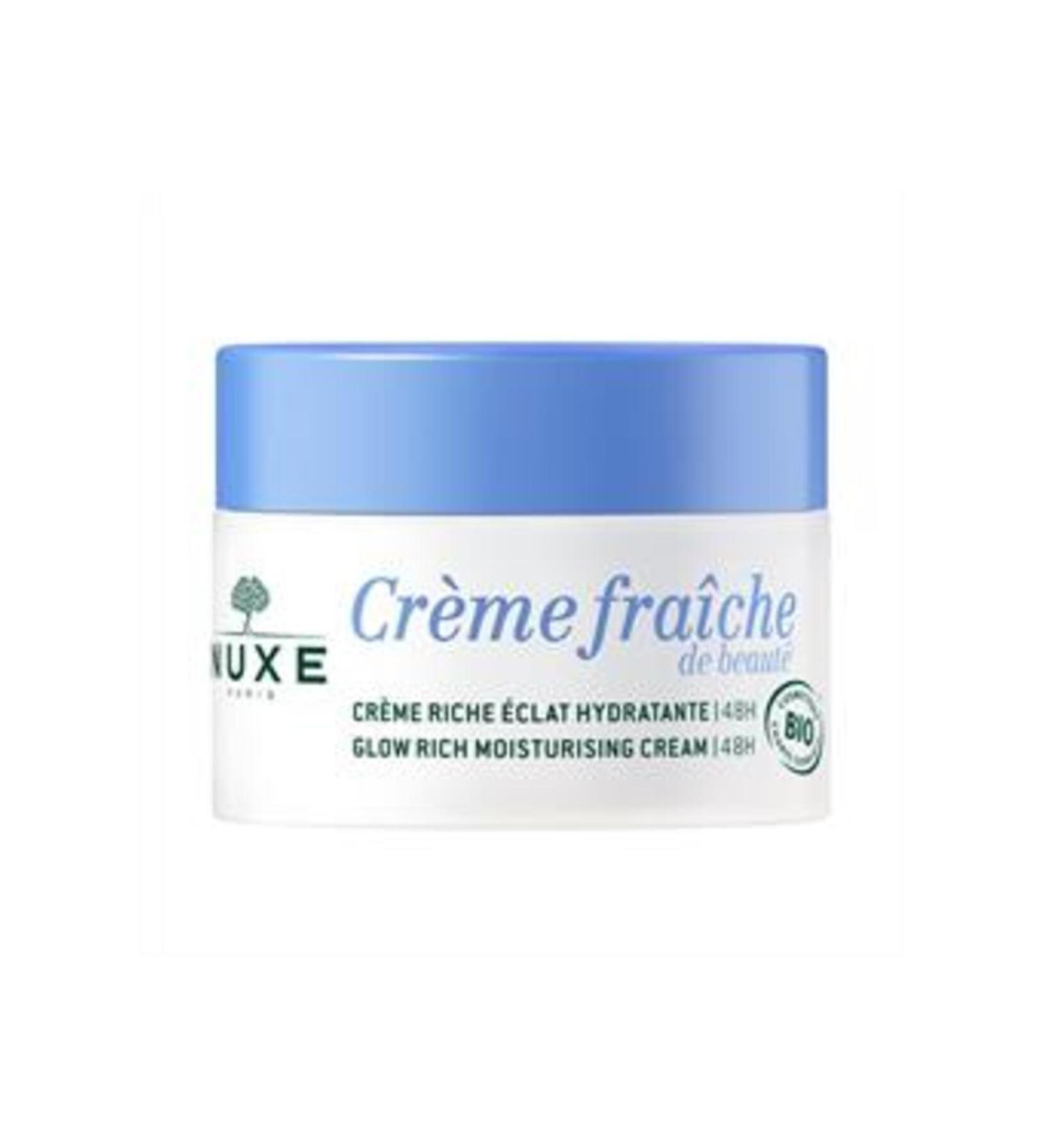 Nuxe ( CLAY MASK GIFT ) Nuxe Creme Fraiche de Beaute 48 Hour Moisturizing Cream 50ml ( 1 PIECE )