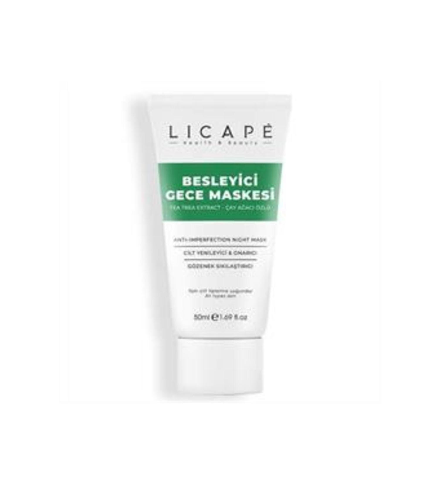 Baby ( CLAY MASK GIFT ) Licape Tea Tree Essence Nourishing Night Mask 50ml ( 1 PIECE )