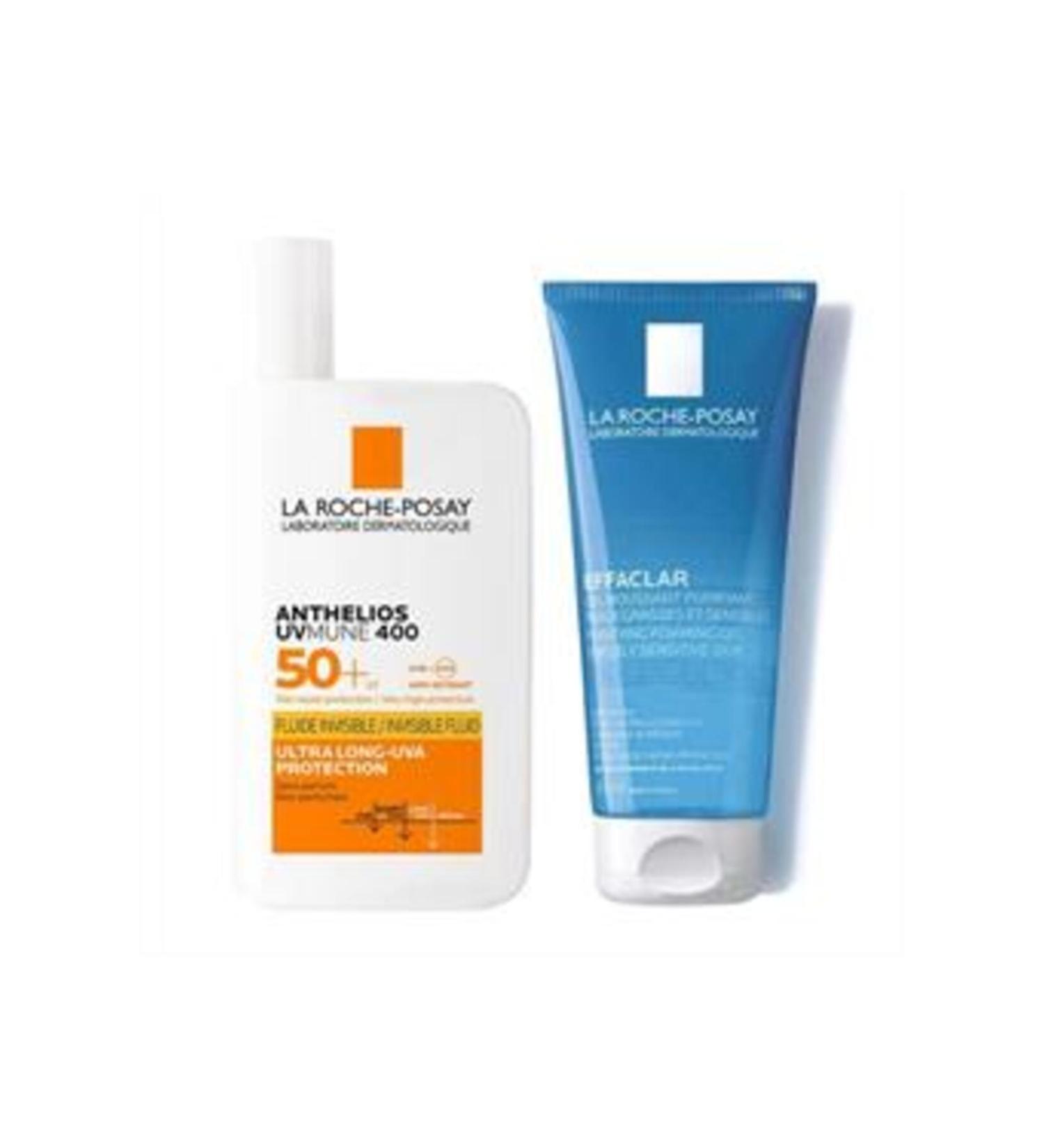 Baby ( CLAY MASK GIFT ) La Roche Posay Sun Protection Care Set for Oily Skin ( 1 PIECE )