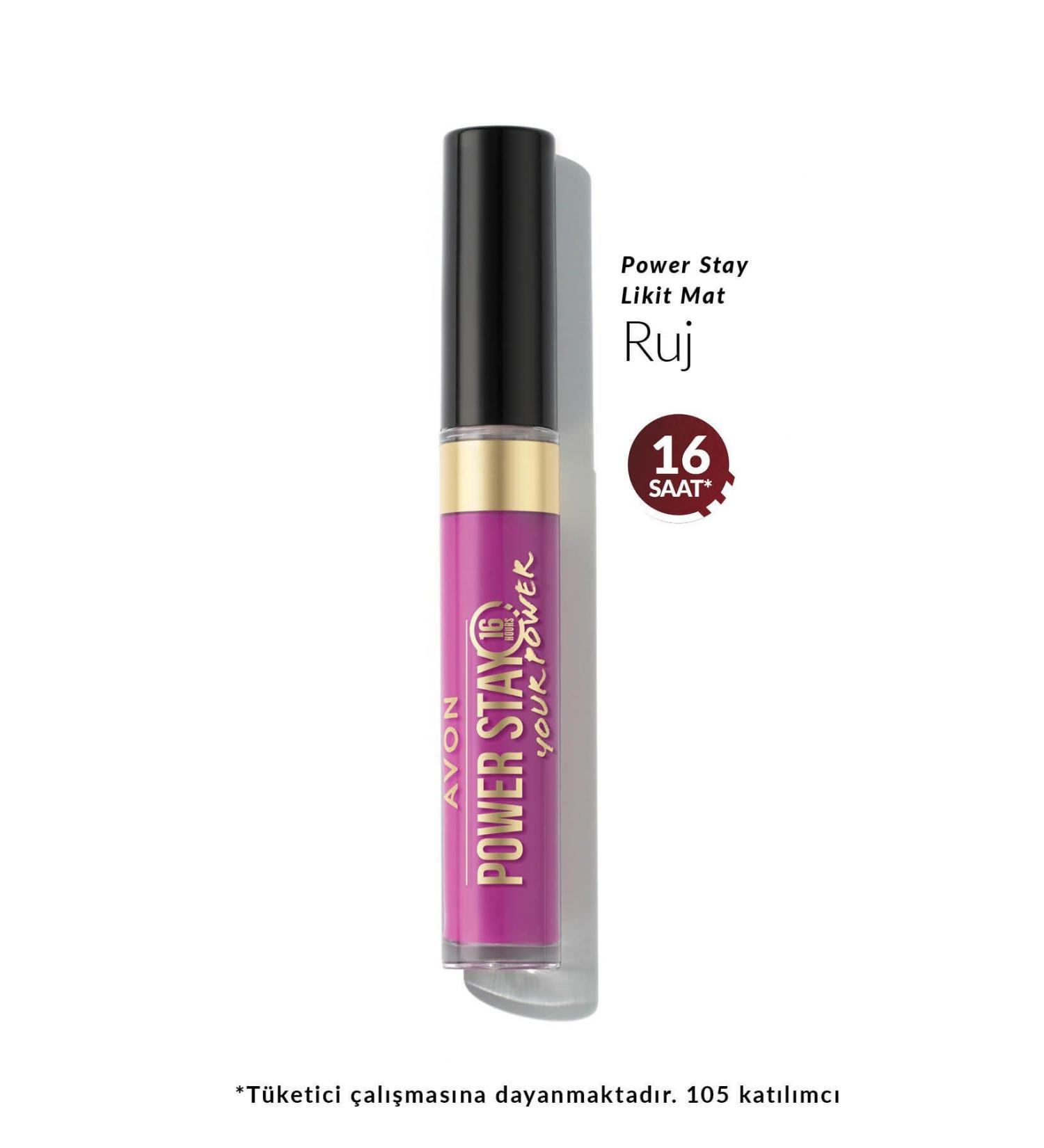 Avon Power Stay Liquid Matte Lipstick Overdrive Orchid - Buy Online on GoSupps.com