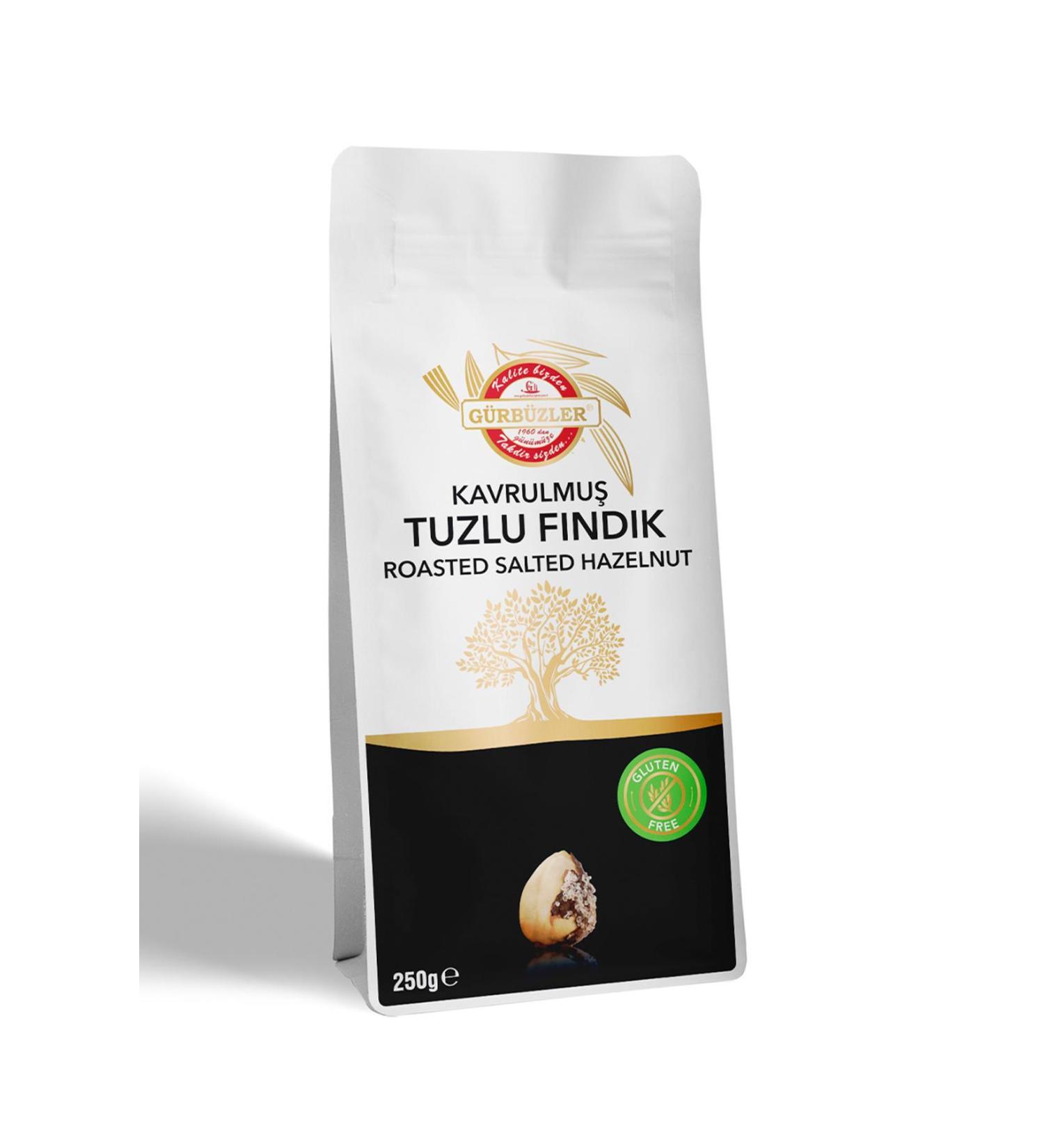 G RB ZLER NUTS Gluten-Free Hazelnut Roasted Salted 250 Grams