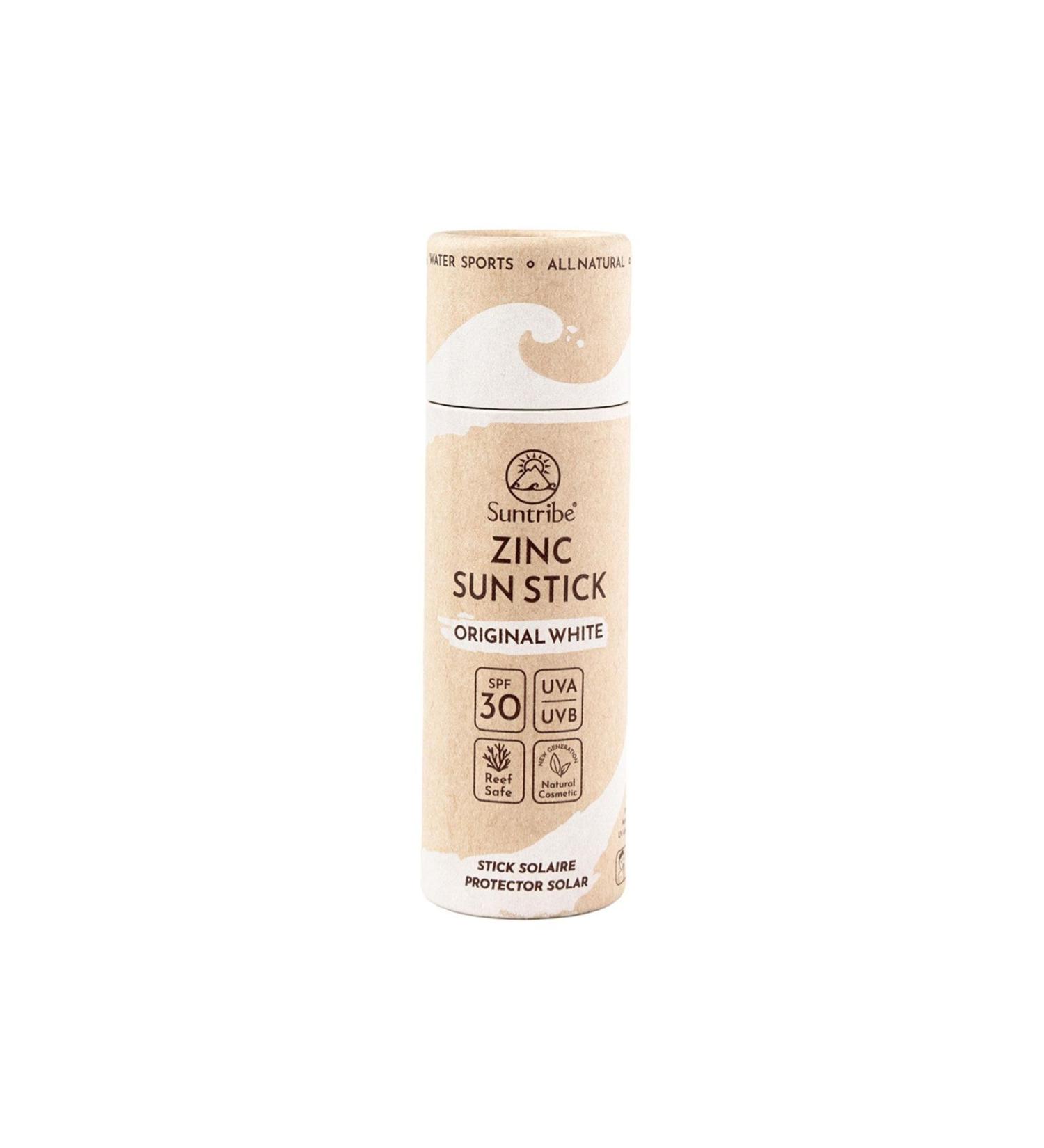Suntribe 0 Natural Mineral Zinc Sunscreen Stick Spf 30 30gr (ORIGINAL WHITE)