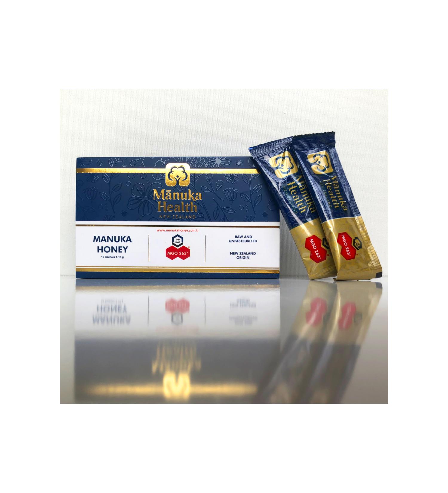 Manuka Health Manuka 12 x 15gr Herbal Honey Paste Mgo 263 New Zealand Power Performance and Desire Enhancer Paste - Buy Online on GoSupps.com