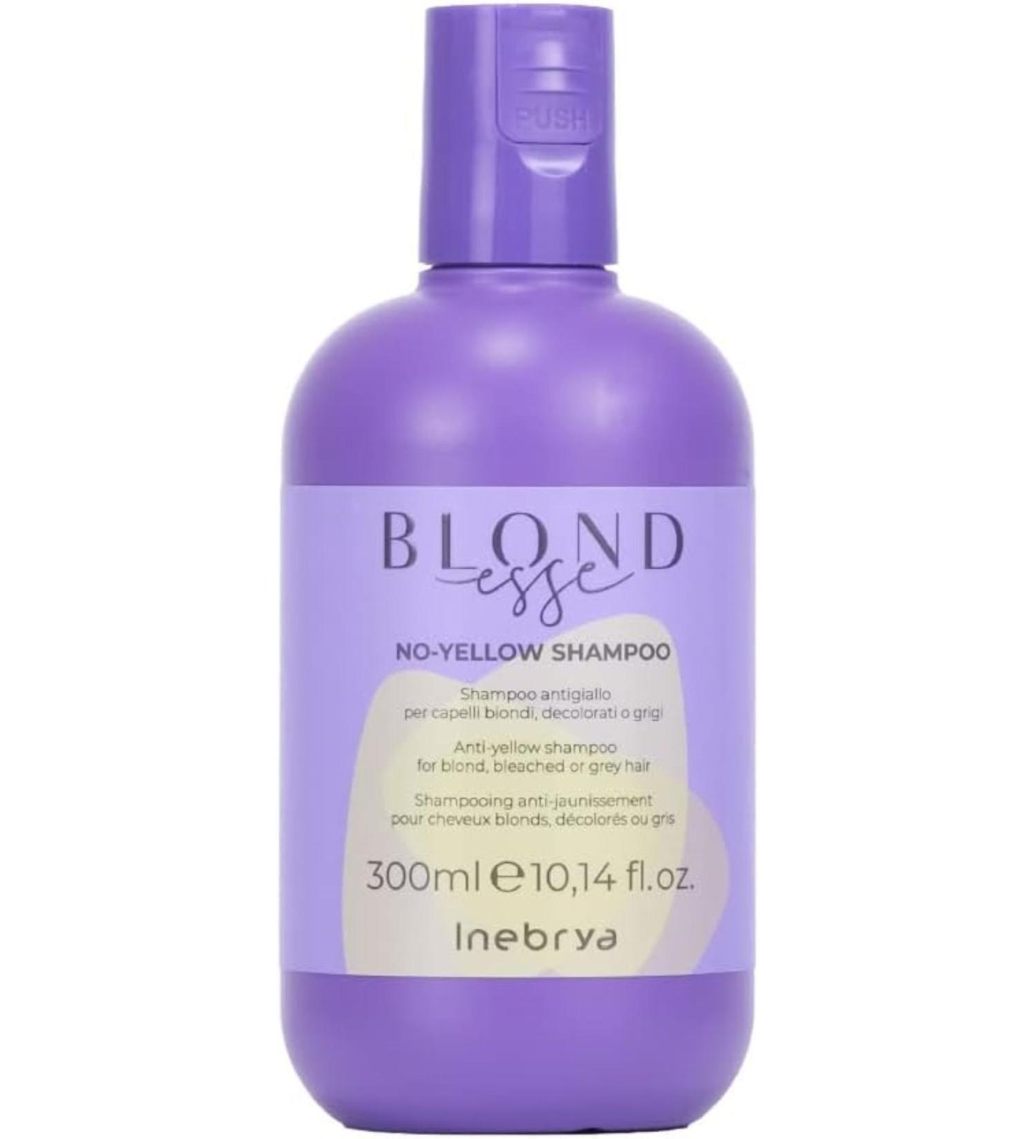 Inebrya Blondesse Anti-Yellow Shampoo-Blonde Hair Shine Care Shampoo 300ml CYT6413179461319741313