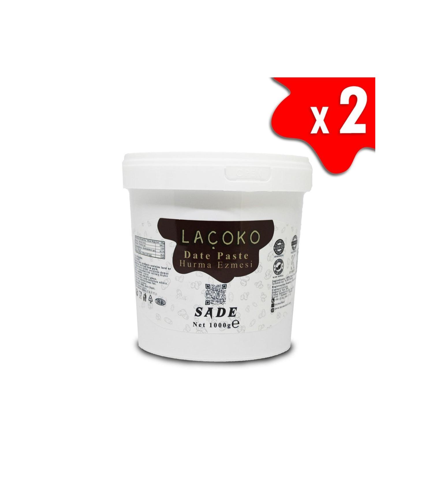 LA OKO 2 Kg Bucket Additive-free vegan natural Date Paste - Date Filling - Date Puree - Buy Online on GoSupps.com