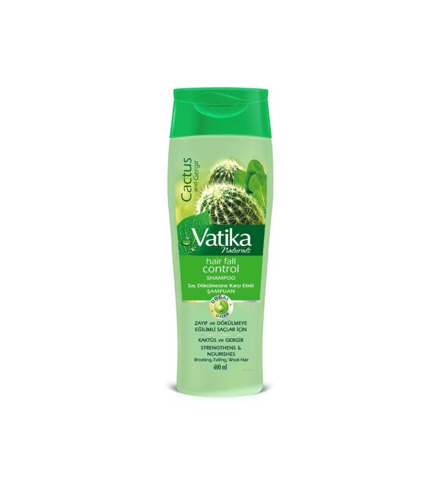 Vatika Naturals Shampoo Cactus Herb Extract For Hair Loss 400 ml