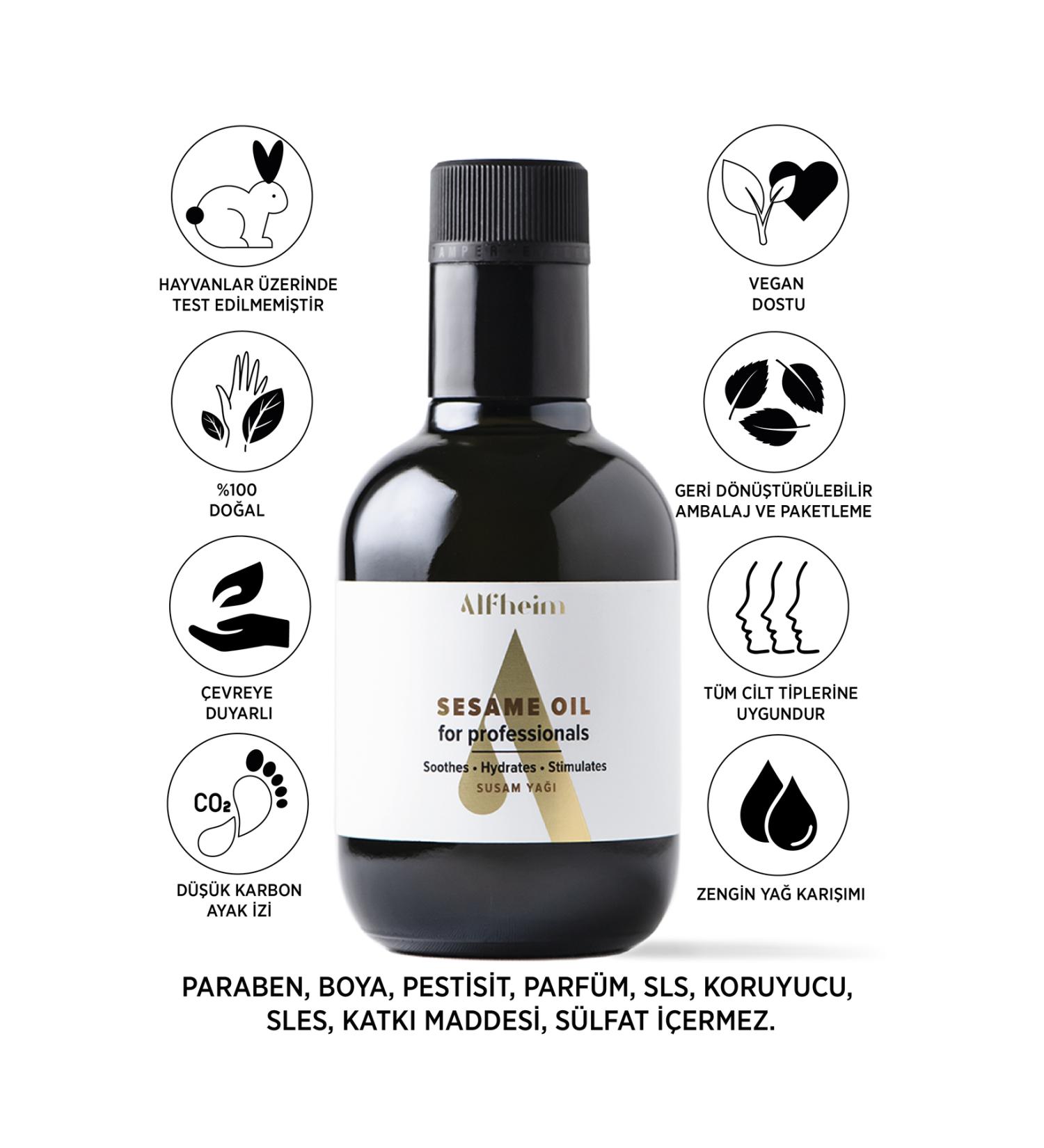 Alfheim Sesame Oil For Professionals / Soothing Refreshing and Refreshing Massage Oil / 250 Ml - Buy Online on GoSupps.com