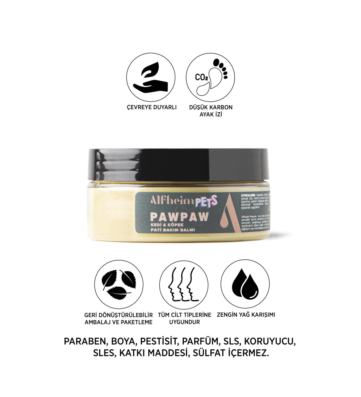 Alfheim Pawpaw Paw Care Balm / Cat Dog Paw Care / Protects from Damage / Supports Healing / 150 Ml - Buy Online on GoSupps.com