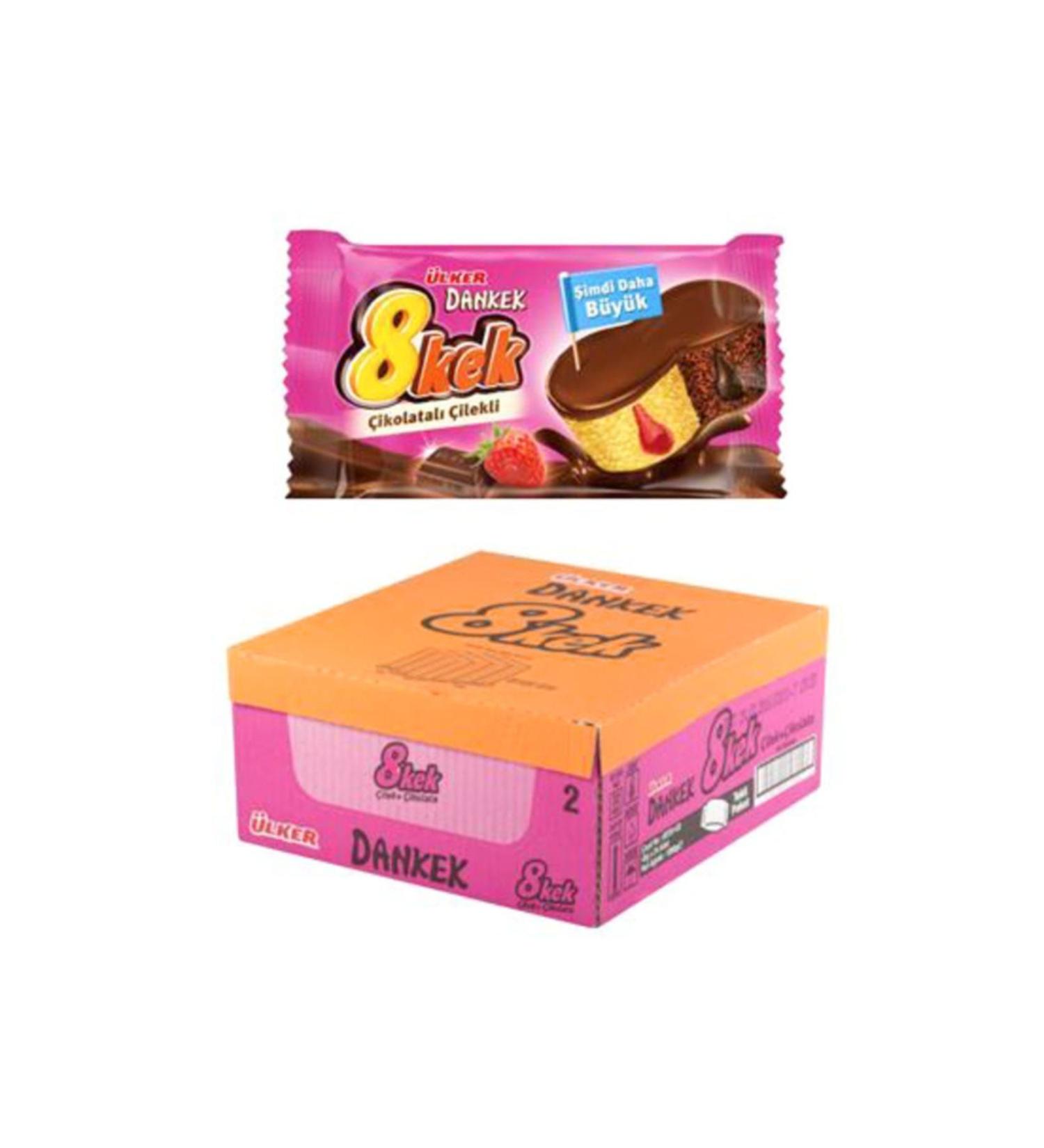 lker Dankek 8 Cake Strawberry Biscuit 55 gr x 24 pieces