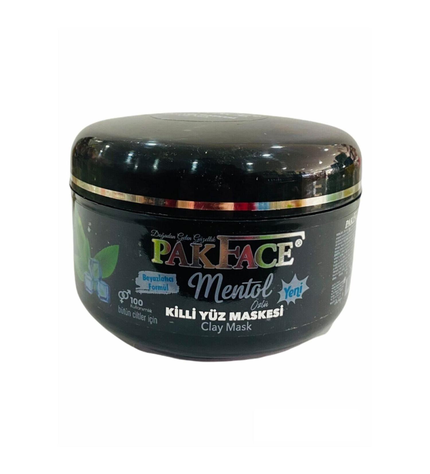 Pakface Clay Mask Menthol Essence 700 Gr X 6 Pieces