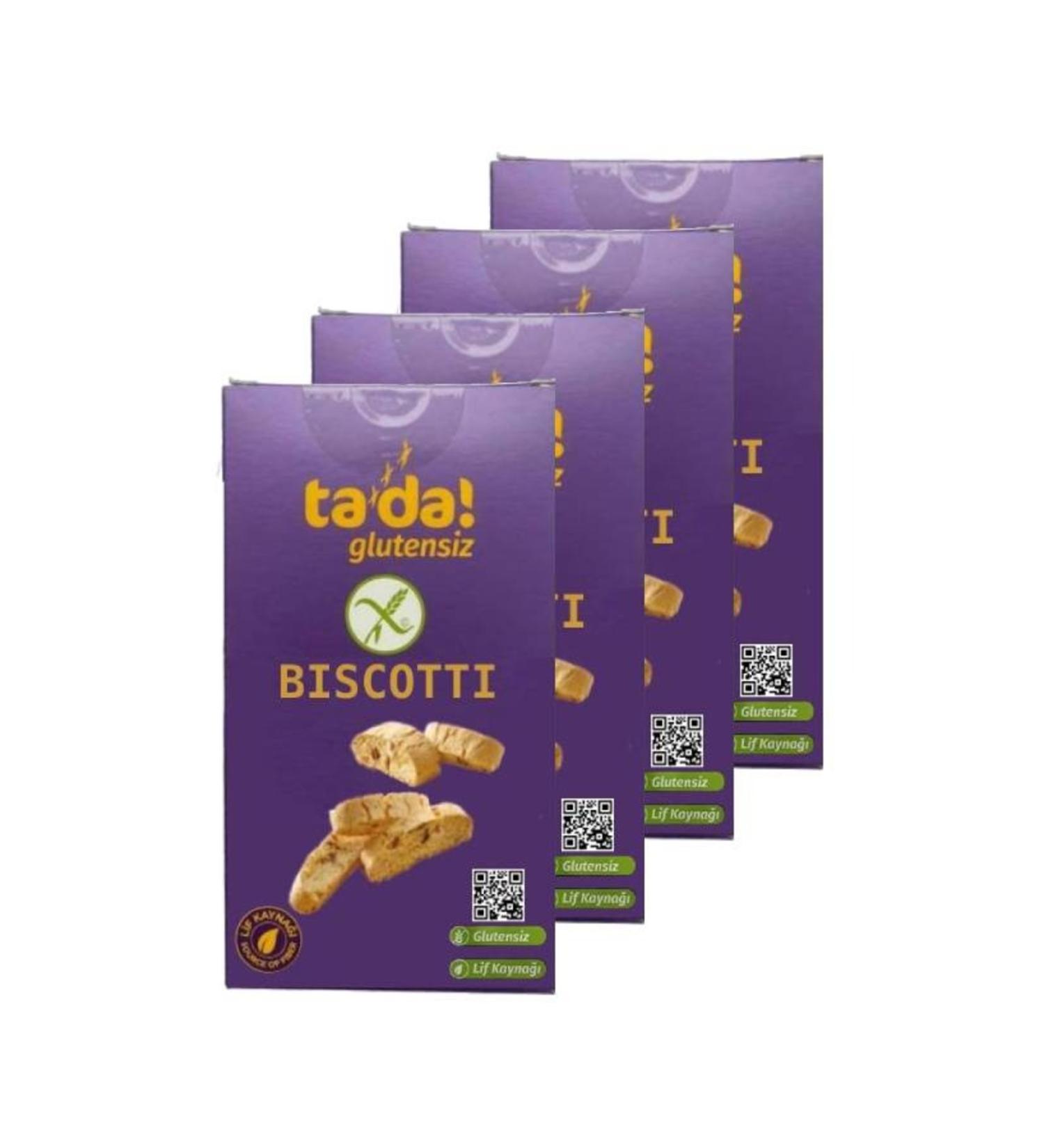 Tada Gluten-Free Gluten-Free Biscotti 110 Gr (4 Pieces)