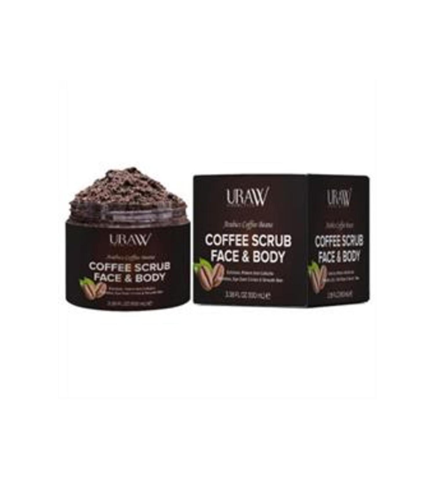 Baby ( CLAY MASK GIFT ) Uraw Coffee Scrub Face&Body 100ml ( 1 PIECE )