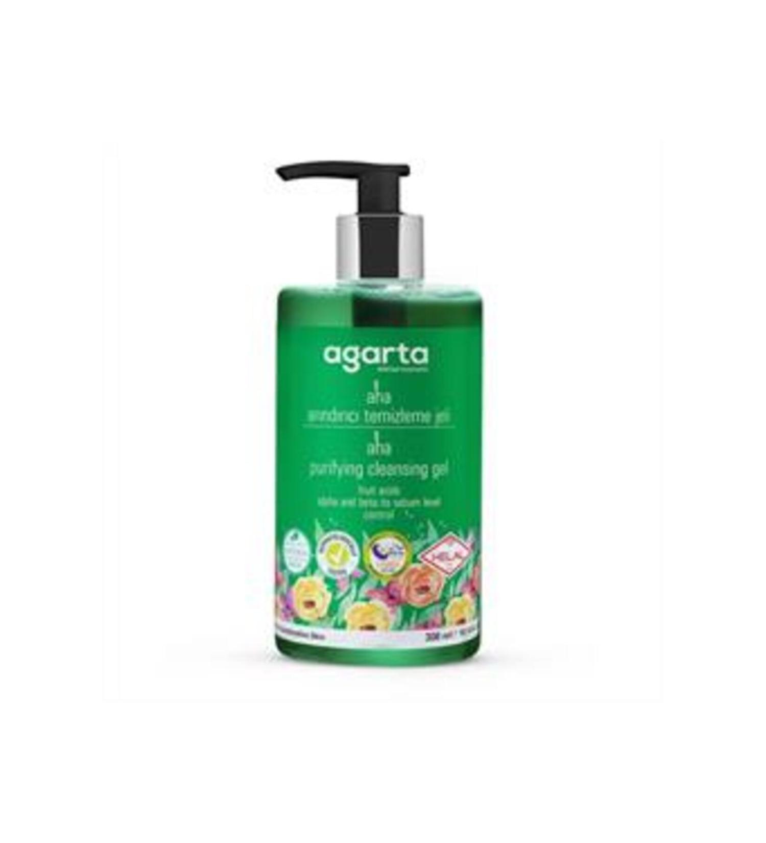 Baby ( CLAY MASK GIFT ) Agarta Natural AHA Purifying Cleansing Gel 300ml ( 1 PIECE )