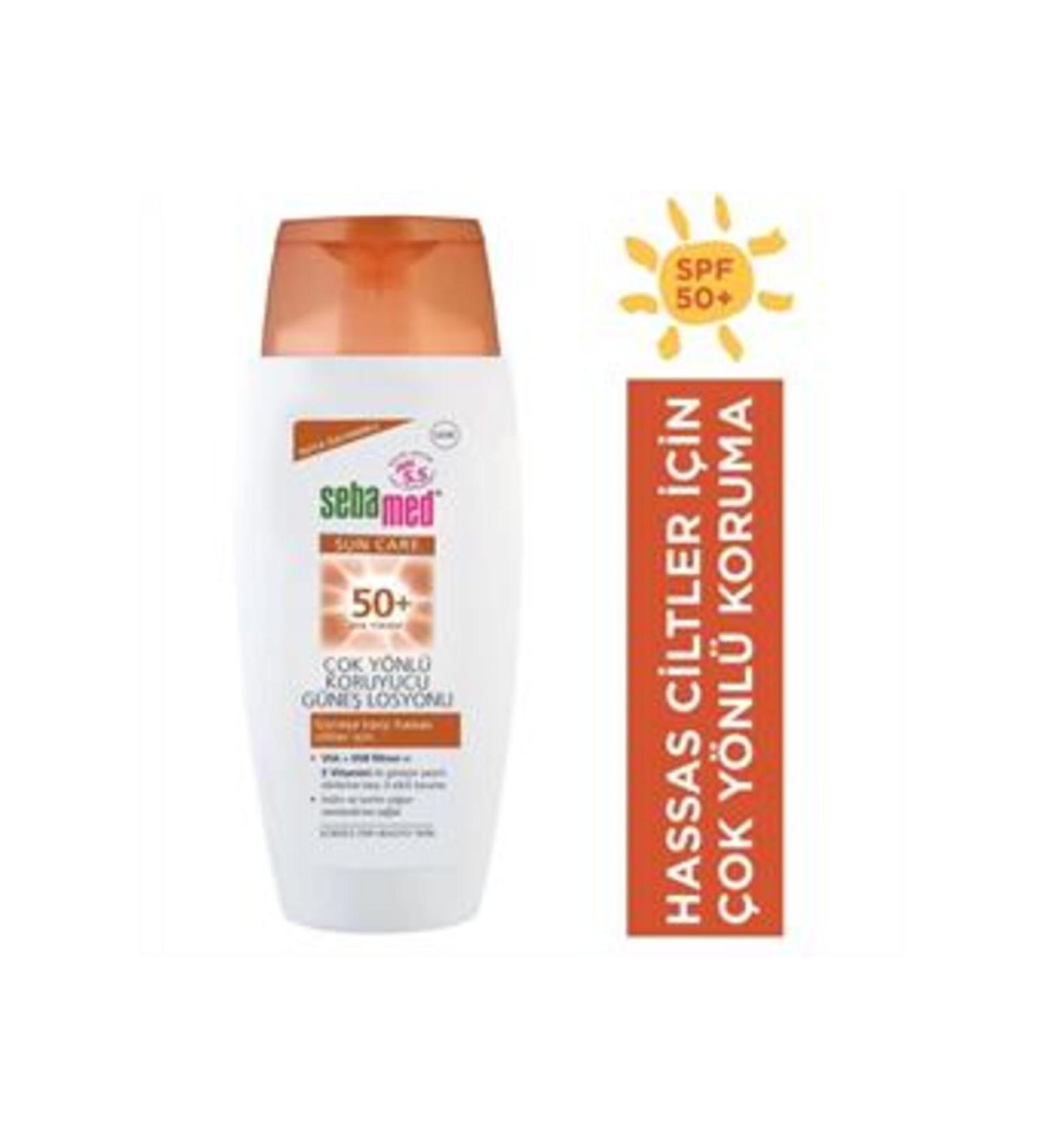 Sebamed (CLAY MASK GIFT) Sebamed Sunscreen Lotion SPF 50+ 150 ml (1 PIECE)
